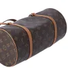 Louis Vuitton Papillon 30 Monogram Cylinder Handbag M51385 + Pouch sold by Gaby's Bags