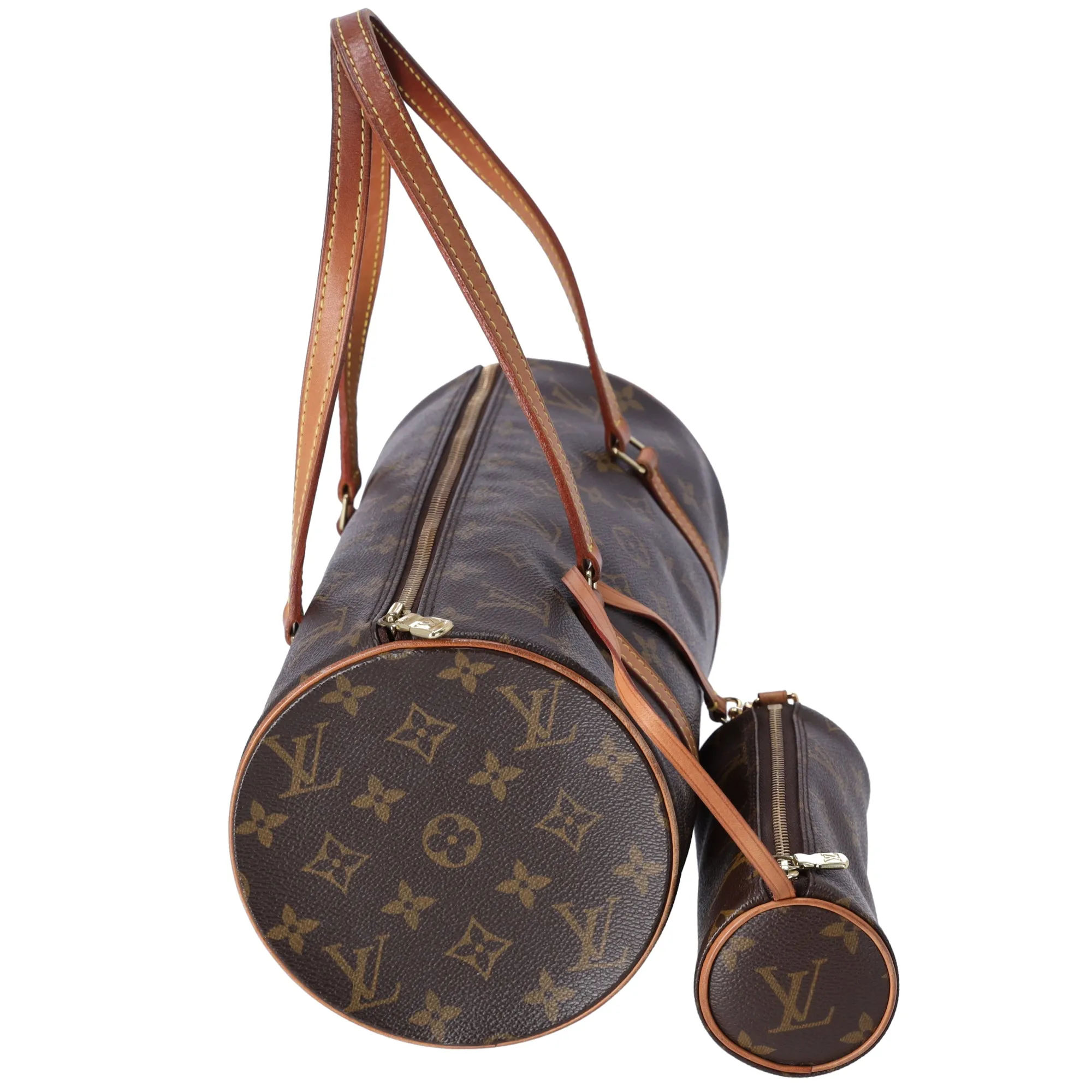 Louis Vuitton Papillon 30 Monogram Cylinder Handbag M51385 + Pouch sold by Gaby's Bags product image thumbnail 2