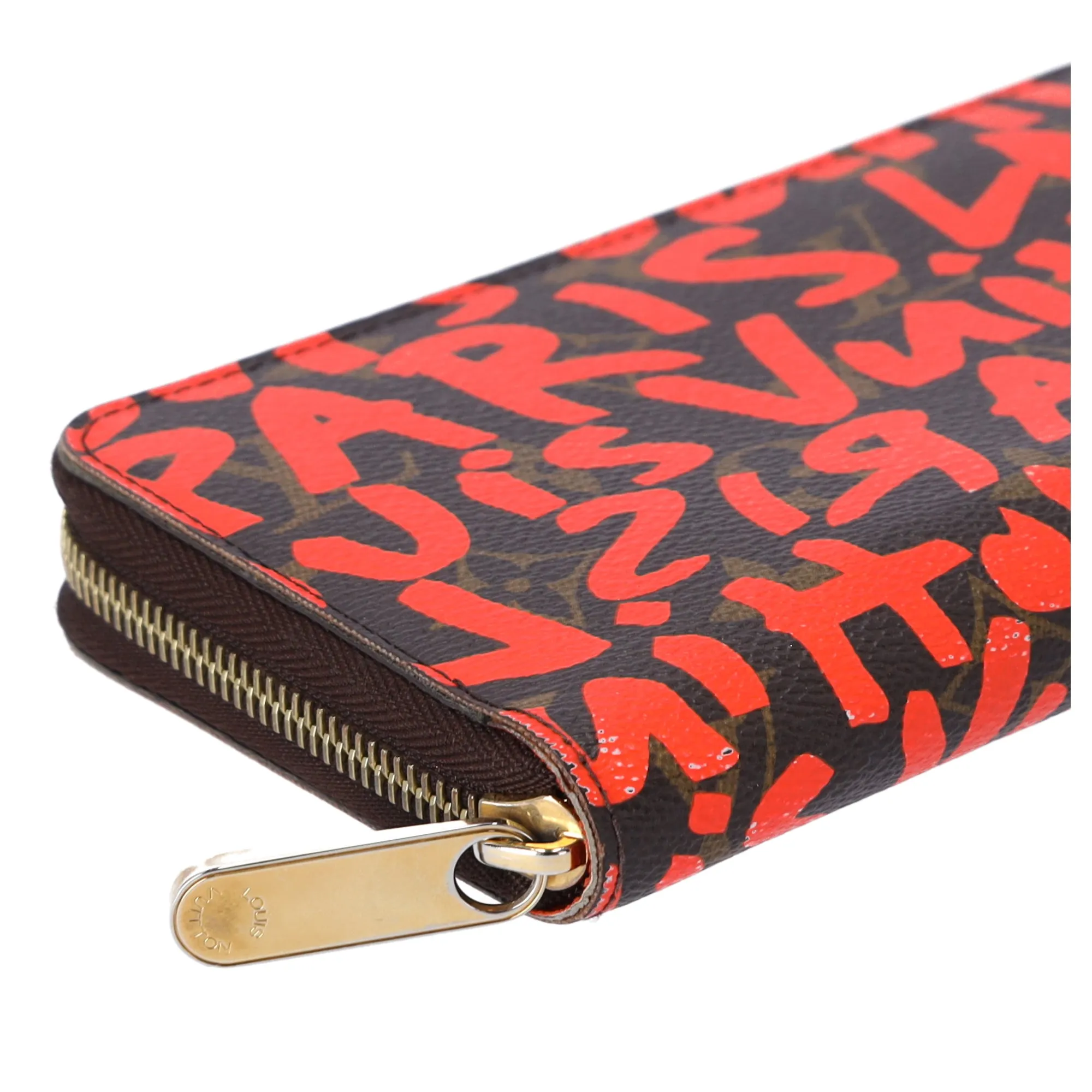 Louis Vuitton Zippy Wallet Brown Monogram Graffiti M93711 Orange sold by Gaby's Bags product image thumbnail 4
