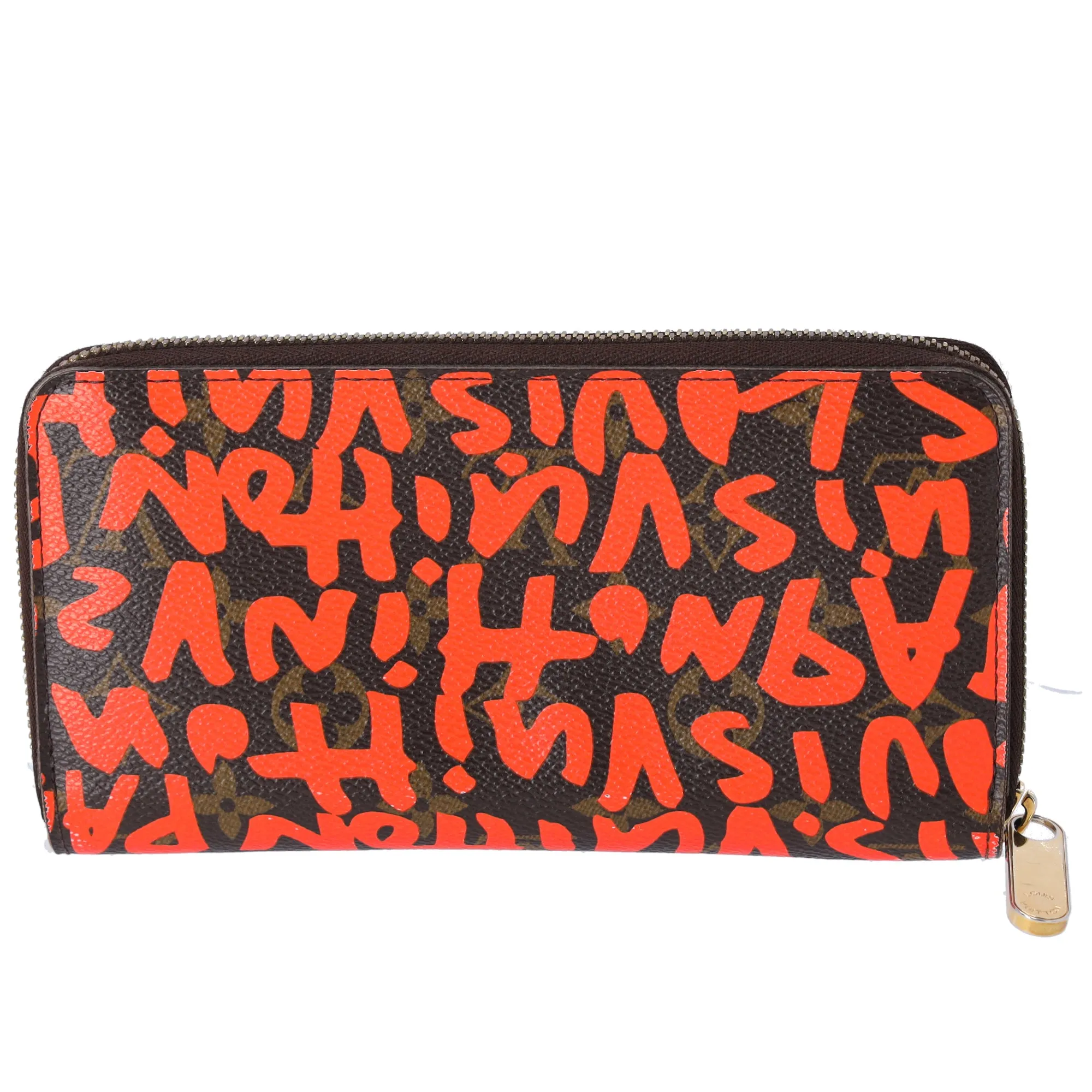 Louis Vuitton Zippy Wallet Brown Monogram Graffiti M93711 Orange sold by Gaby's Bags product image thumbnail 2