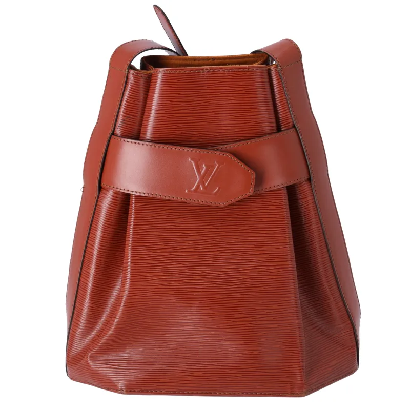 Louis Vuitton Sac Depaule Epi Shoulder Bag M80203 Kenyan Brown Leather sold by Gaby's Bags