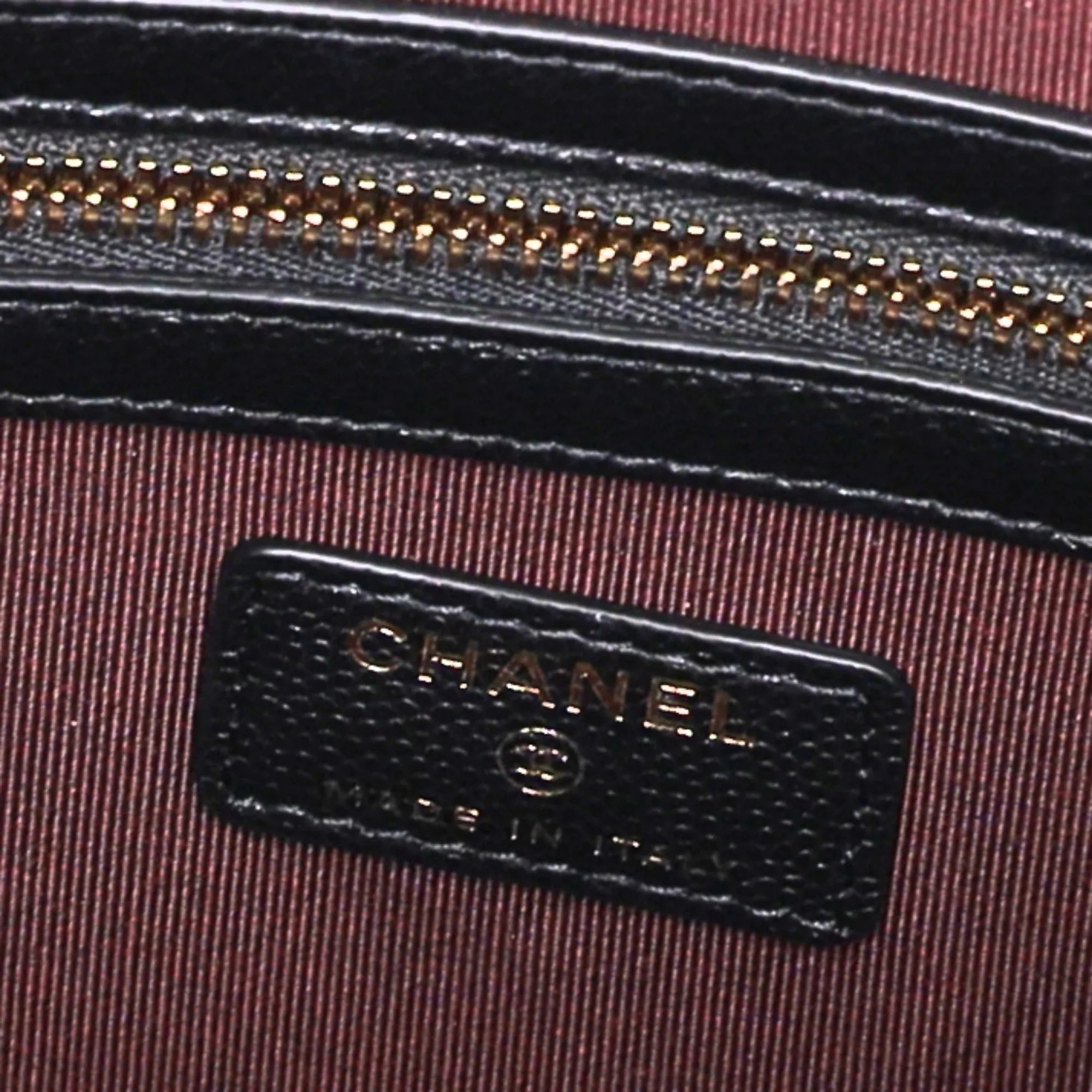 CHANEL Matelasse Classic Quilted Clutch Bag Black Caviar Leather sold by Gaby's Bags product image thumbnail 5