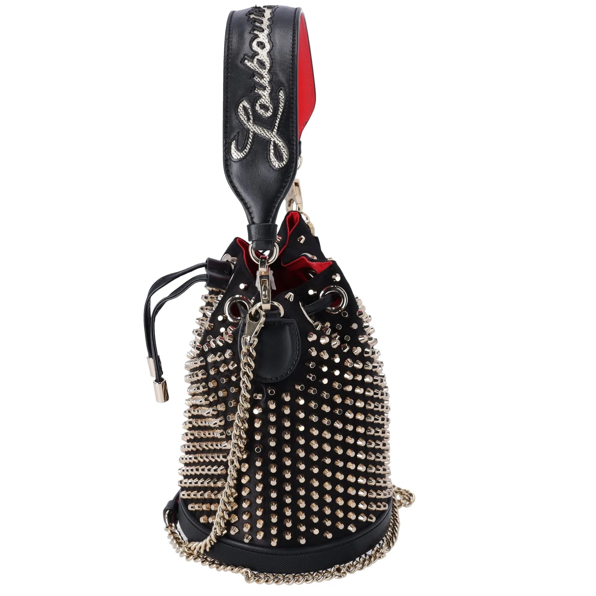 Christian Louboutin Marie Jane Bucket Loubirun Spikes Shoulder Bag sold by Gaby's Bags product image thumbnail 4