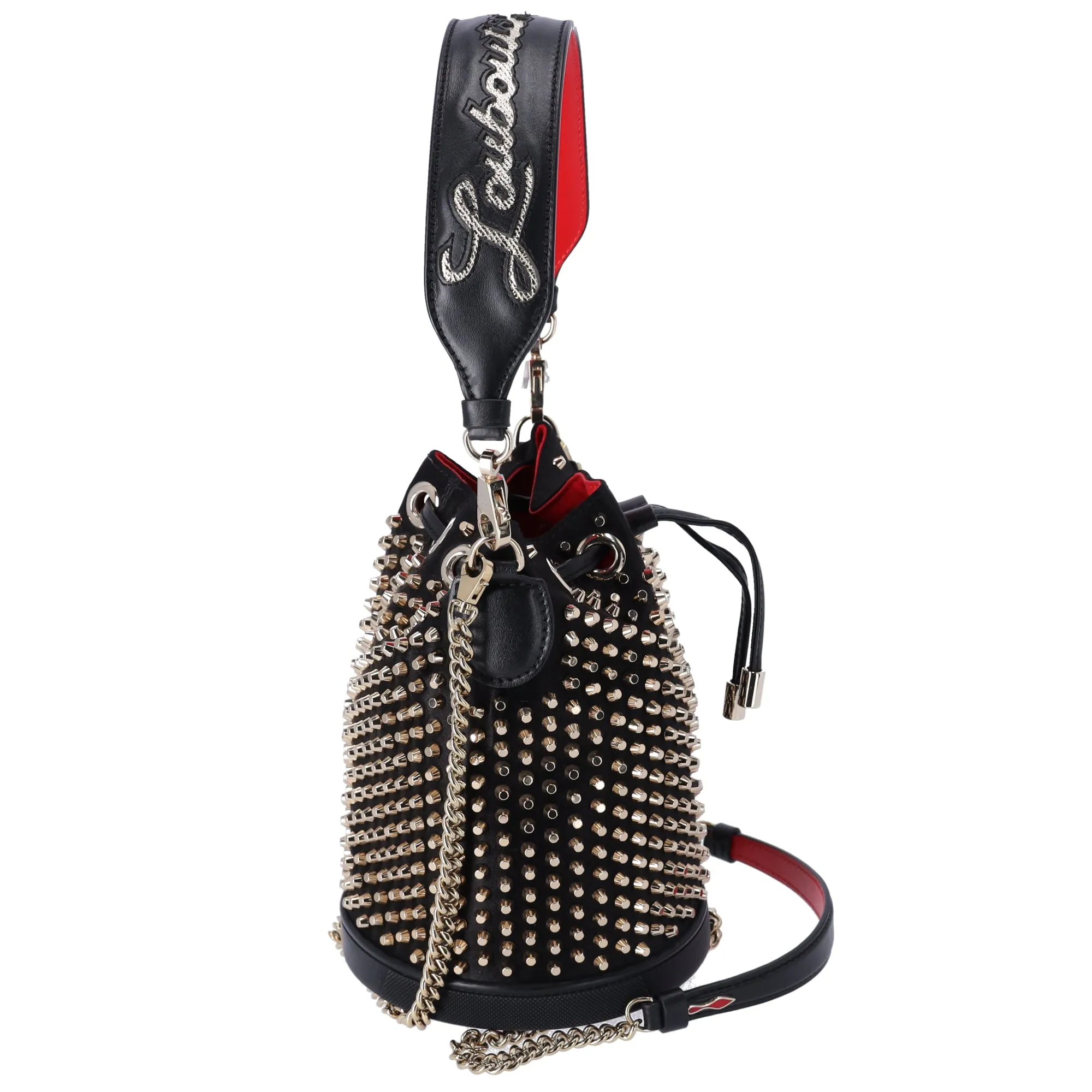Christian Louboutin Marie Jane Bucket Loubirun Spikes Shoulder Bag sold by Gaby's Bags product image thumbnail 2