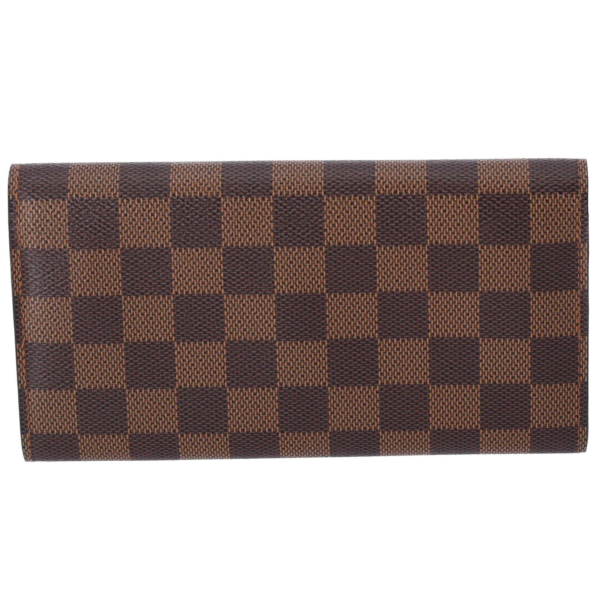 Louis Vuitton Sarah Damier Ebene Long Wallet N61724 Brown sold by Gaby's Bags product image thumbnail 2