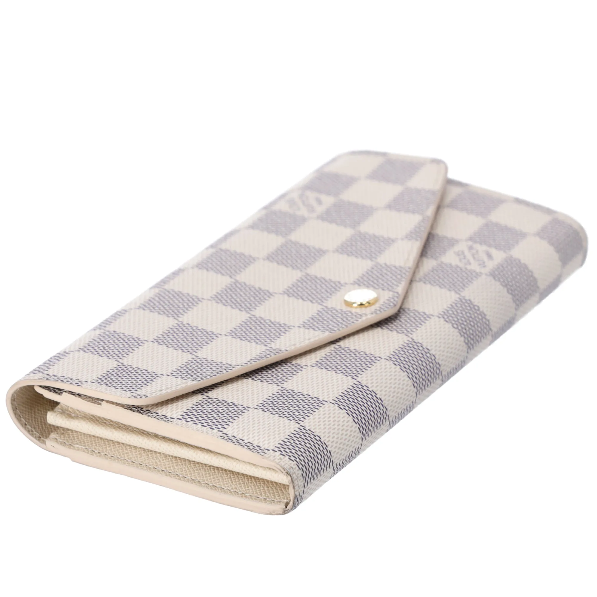 Louis Vuitton Sarah Long Wallet N63208 Azur Damier Canvas sold by Gaby's Bags product image thumbnail 4