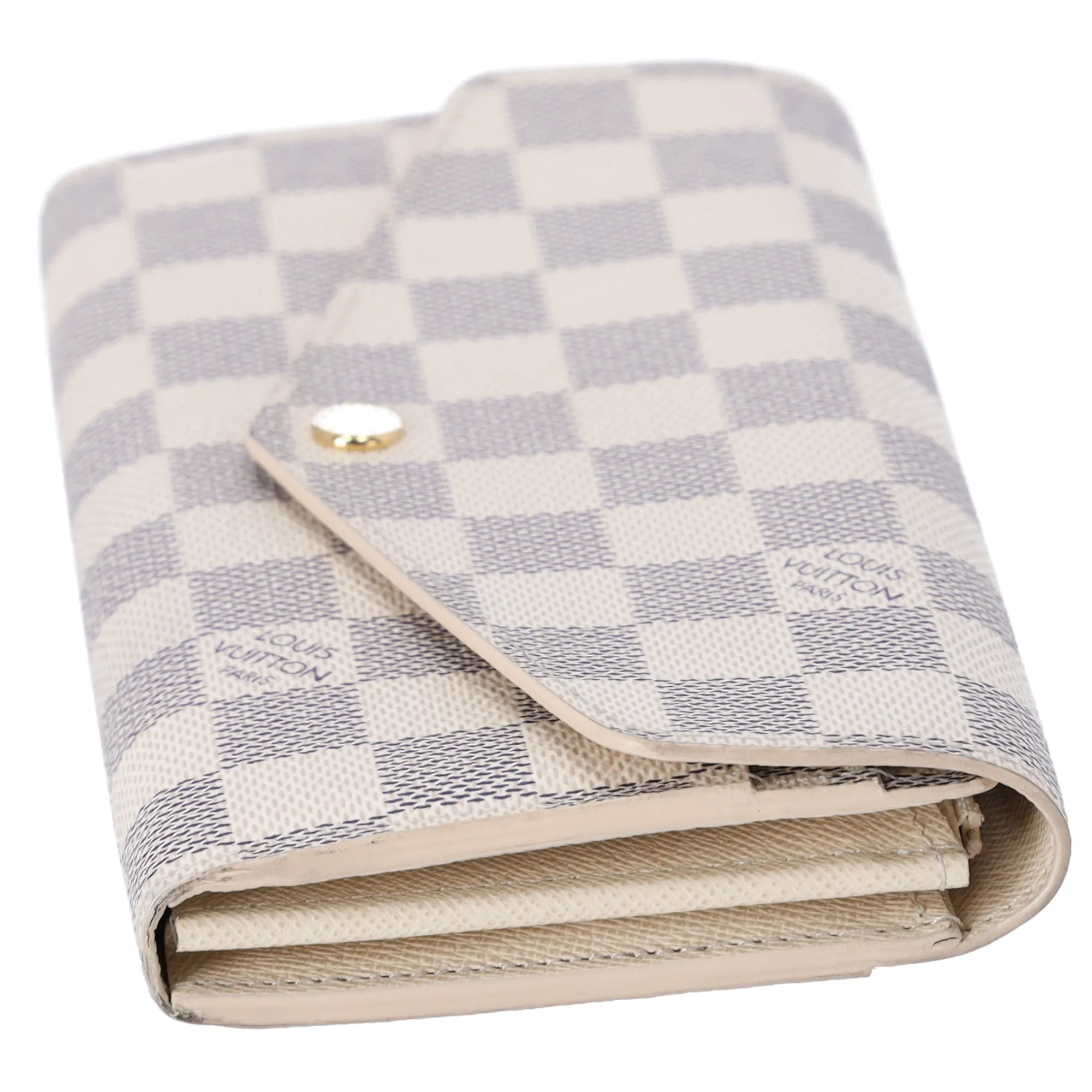 Louis Vuitton Sarah Long Wallet N63208 Azur Damier Canvas sold by Gaby's Bags product image thumbnail 3