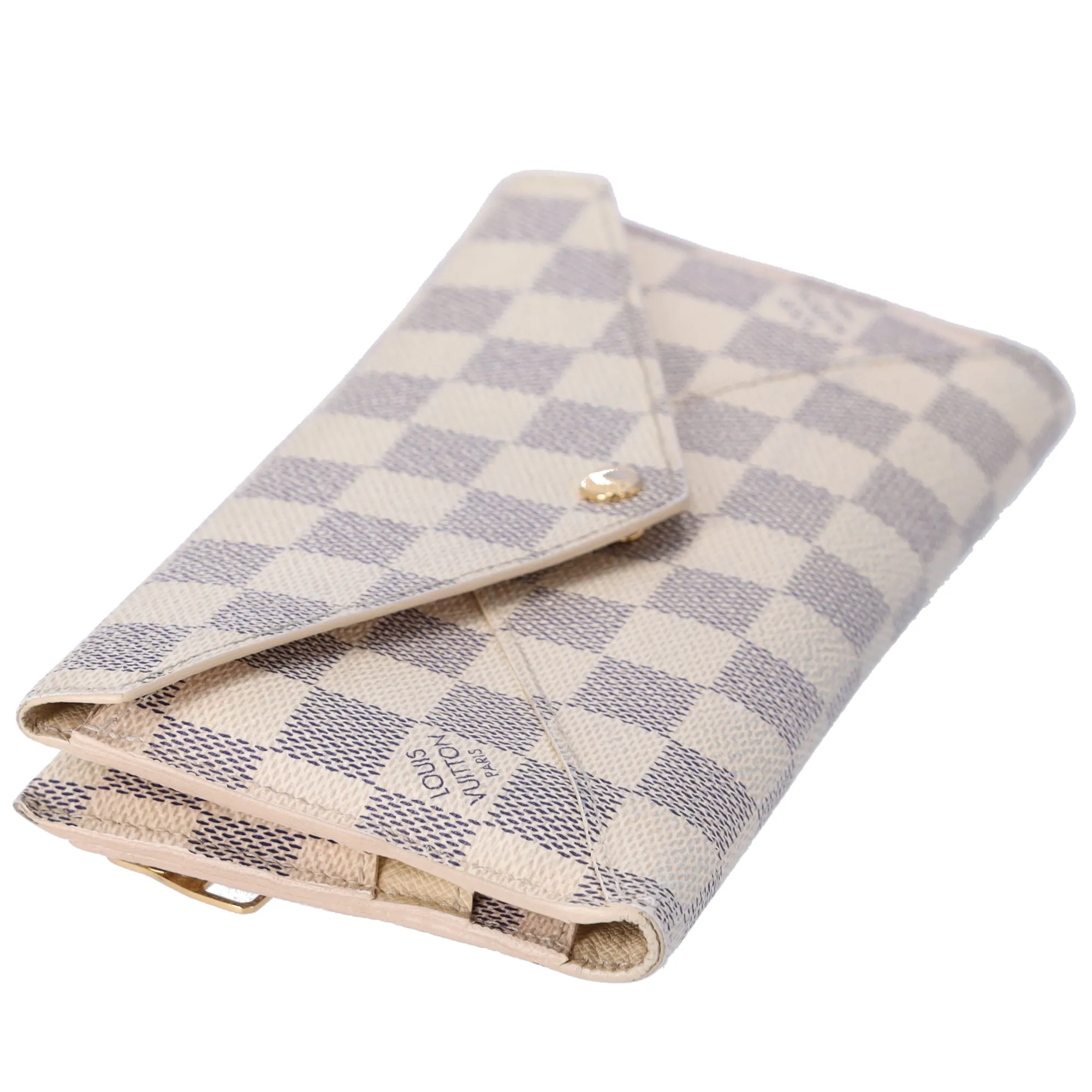 Louis Vuitton Origami Long Wallet N63098 Azur Damier sold by Gaby's Bags product image thumbnail 3