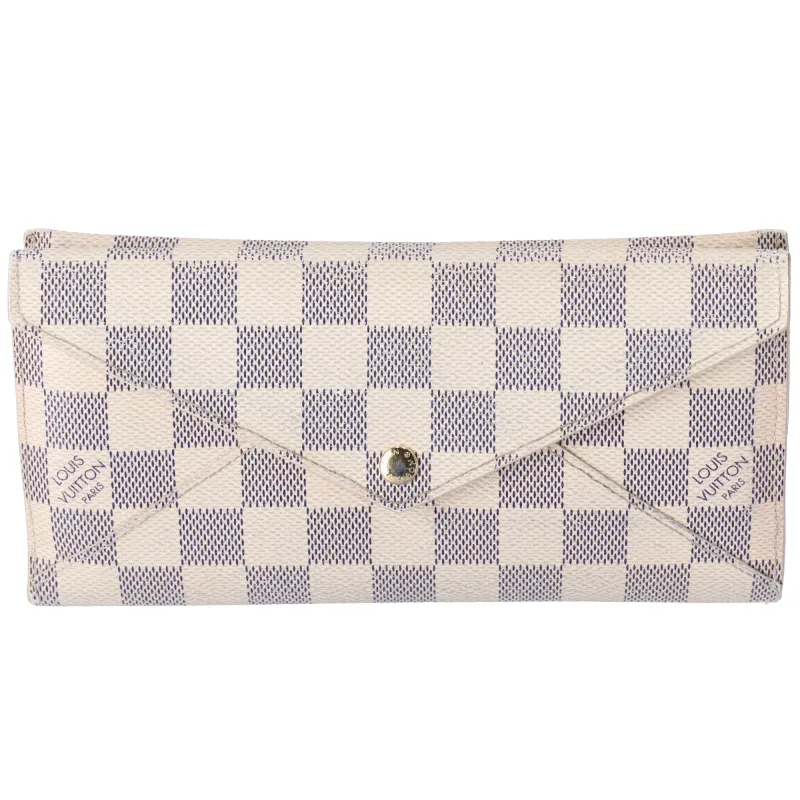 Louis Vuitton Origami Long Wallet N63098 Azur Damier sold by Gaby's Bags