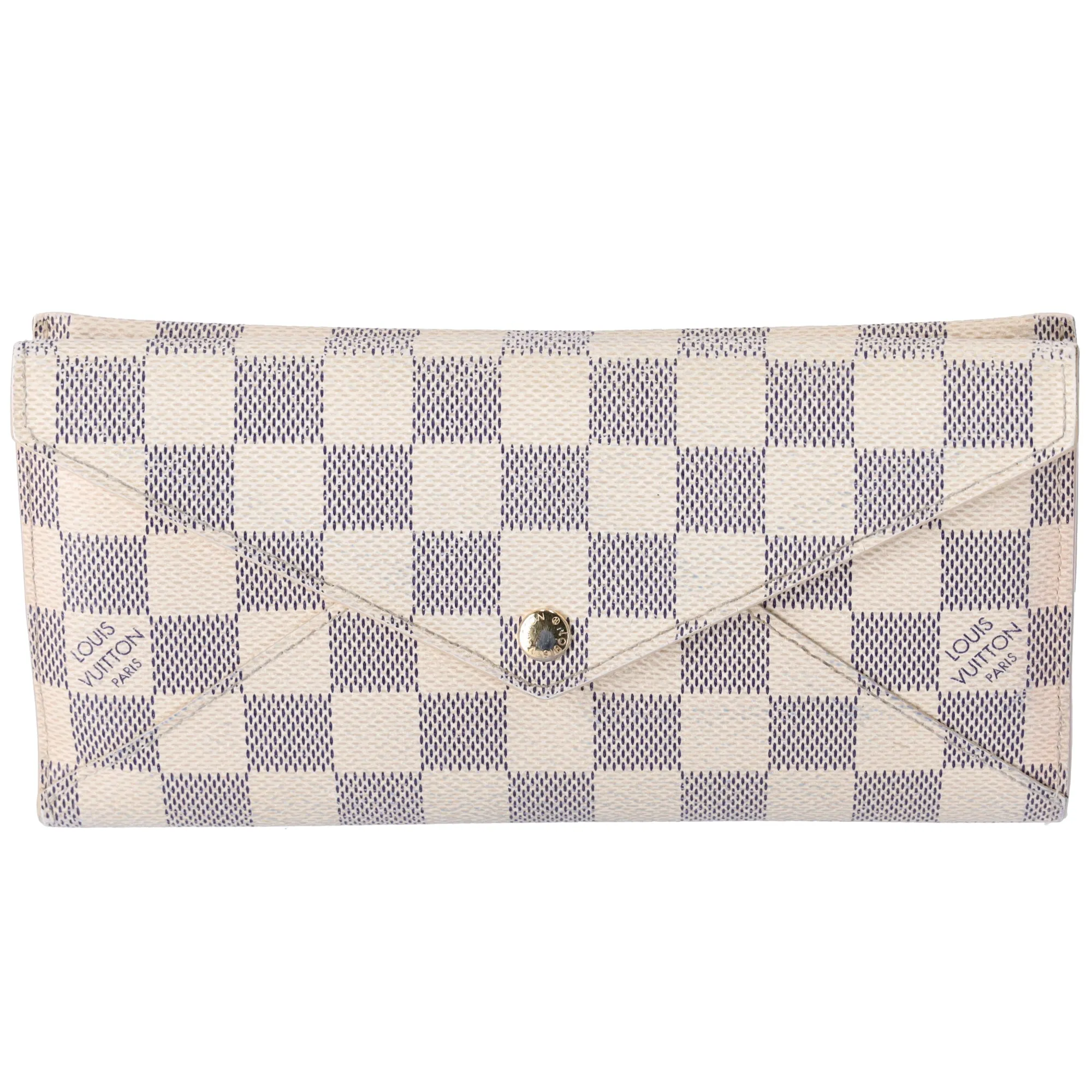 Louis Vuitton Origami Long Wallet N63098 Azur Damier sold by Gaby's Bags