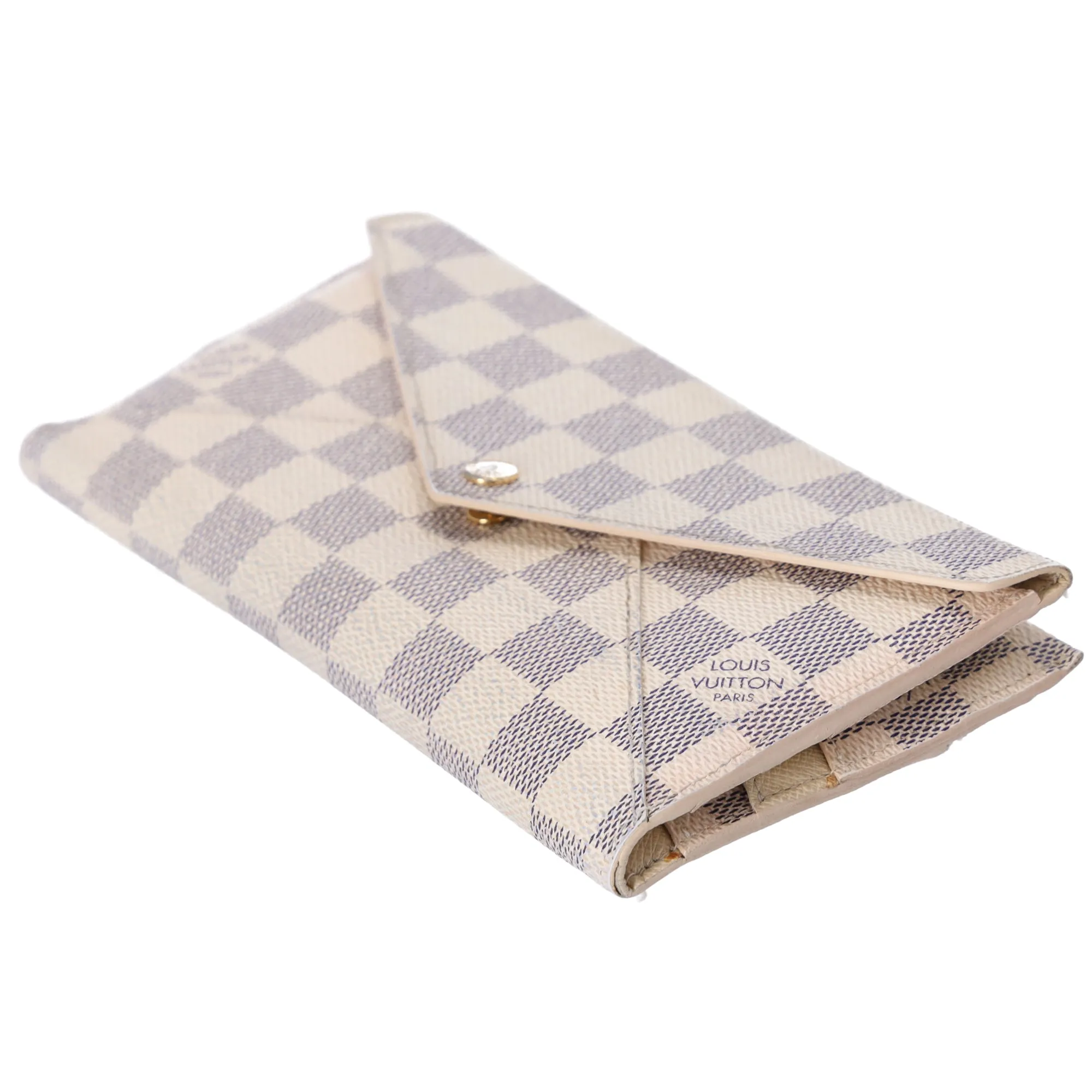 Louis Vuitton Origami Long Wallet N63098 Azur Damier sold by Gaby's Bags product image thumbnail 4