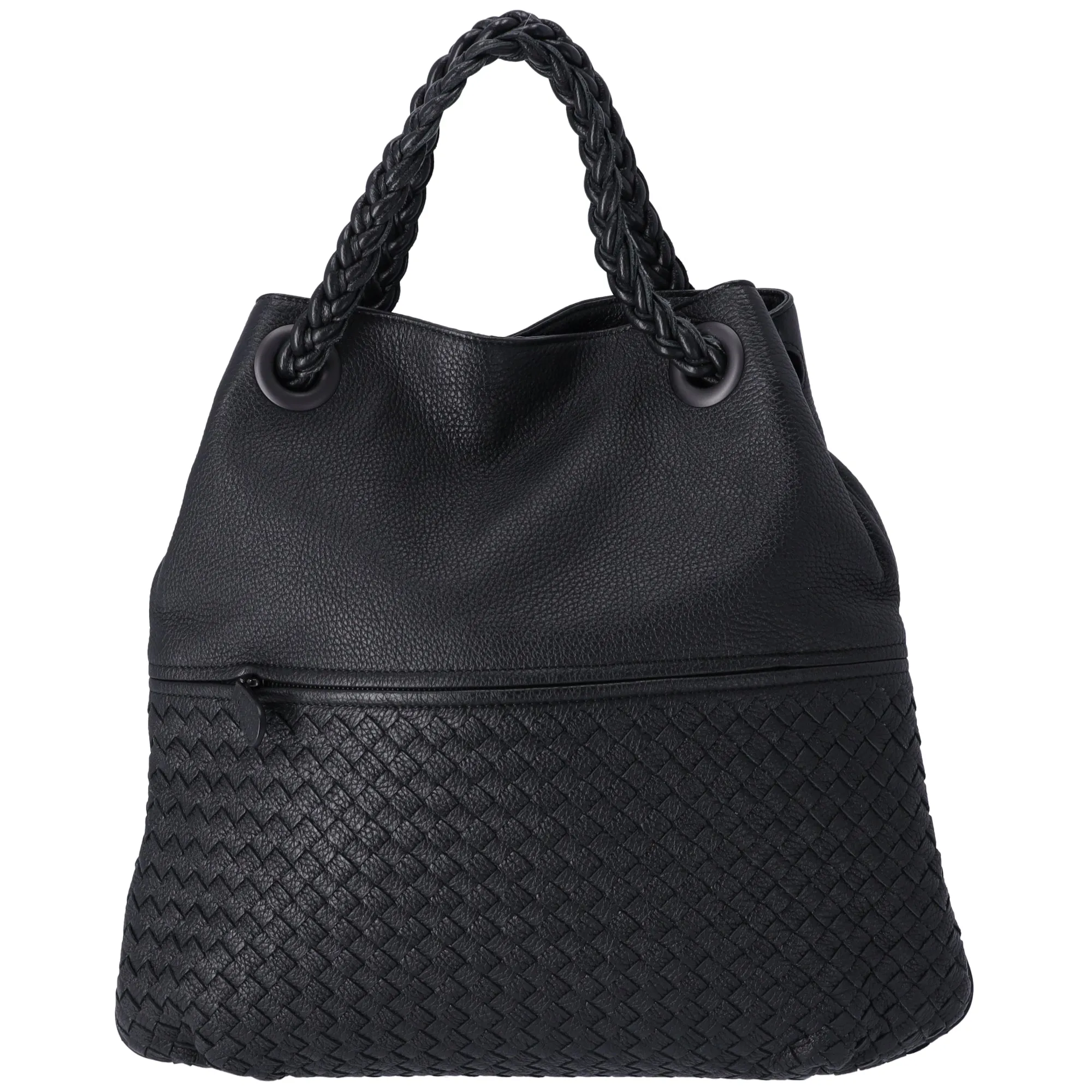 Bottega Veneta Intrecciato Tote Bag Black Leather sold by Gaby's Bags product image thumbnail 4