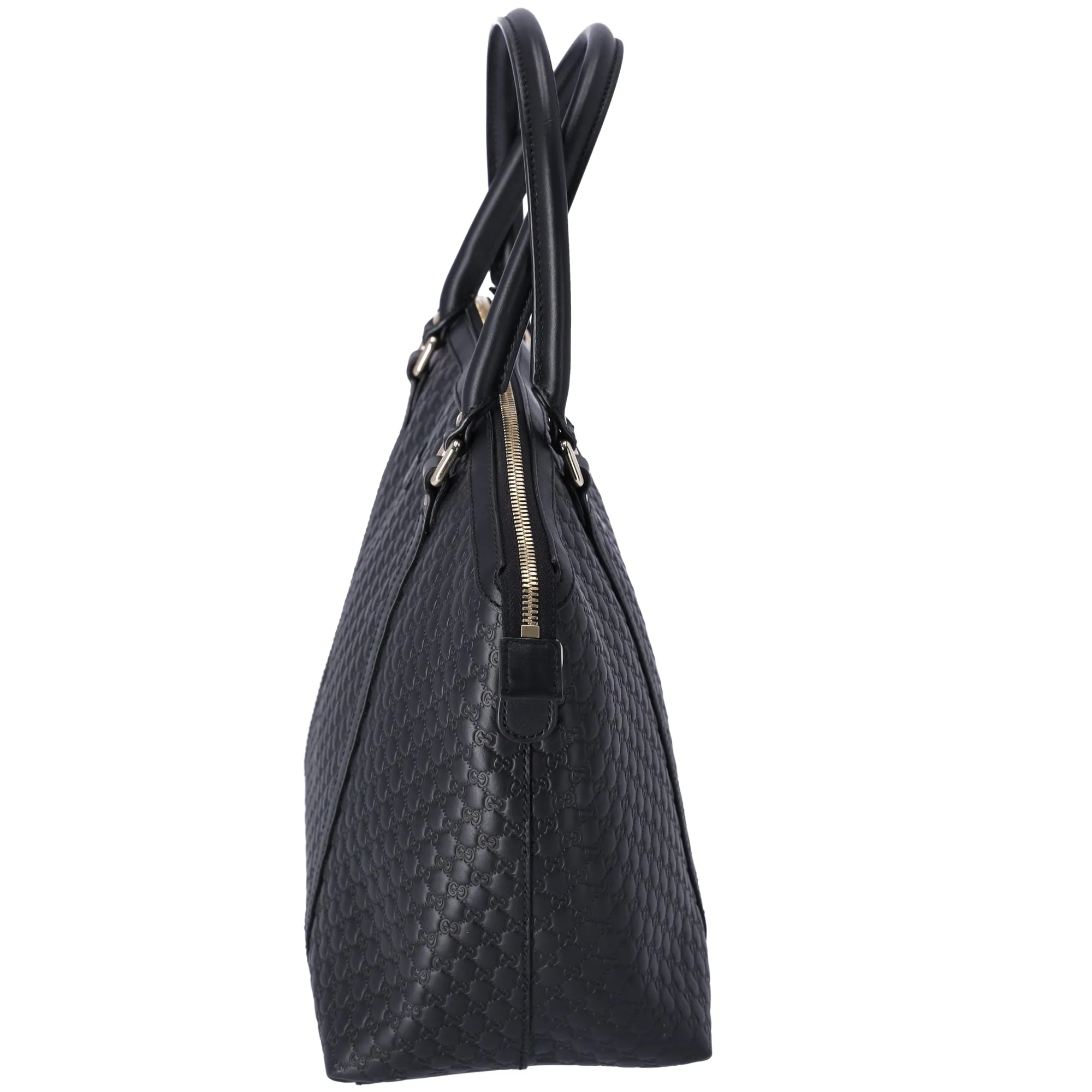 GUCCI Micro Guccissima Tote Bag 449657 Black Leather sold by Gaby's Bags product image thumbnail 2