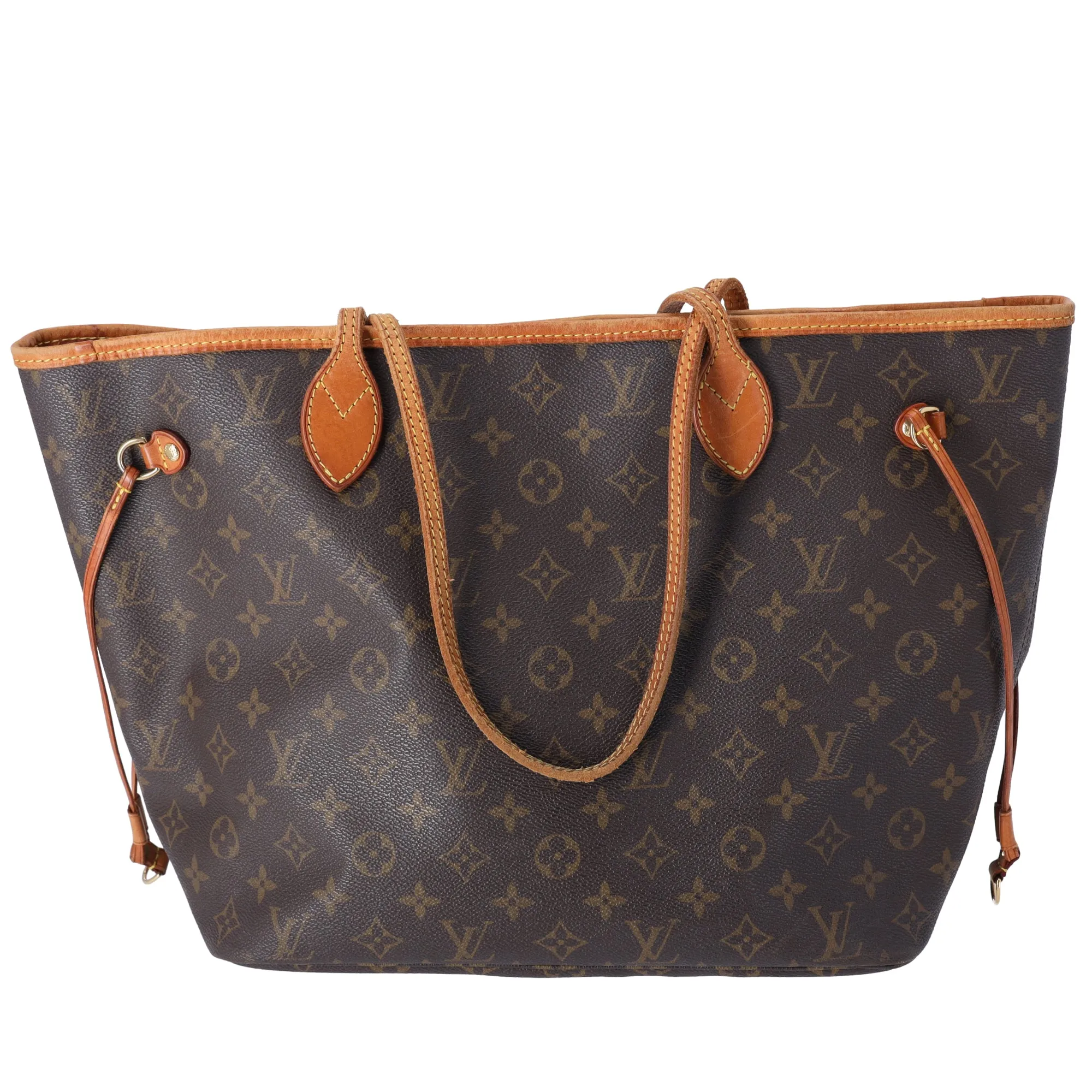 Louis Vuitton Neverfull MM Monogram Tote Bag M40156 Brown Canvas sold by Gaby's Bags product image thumbnail 3