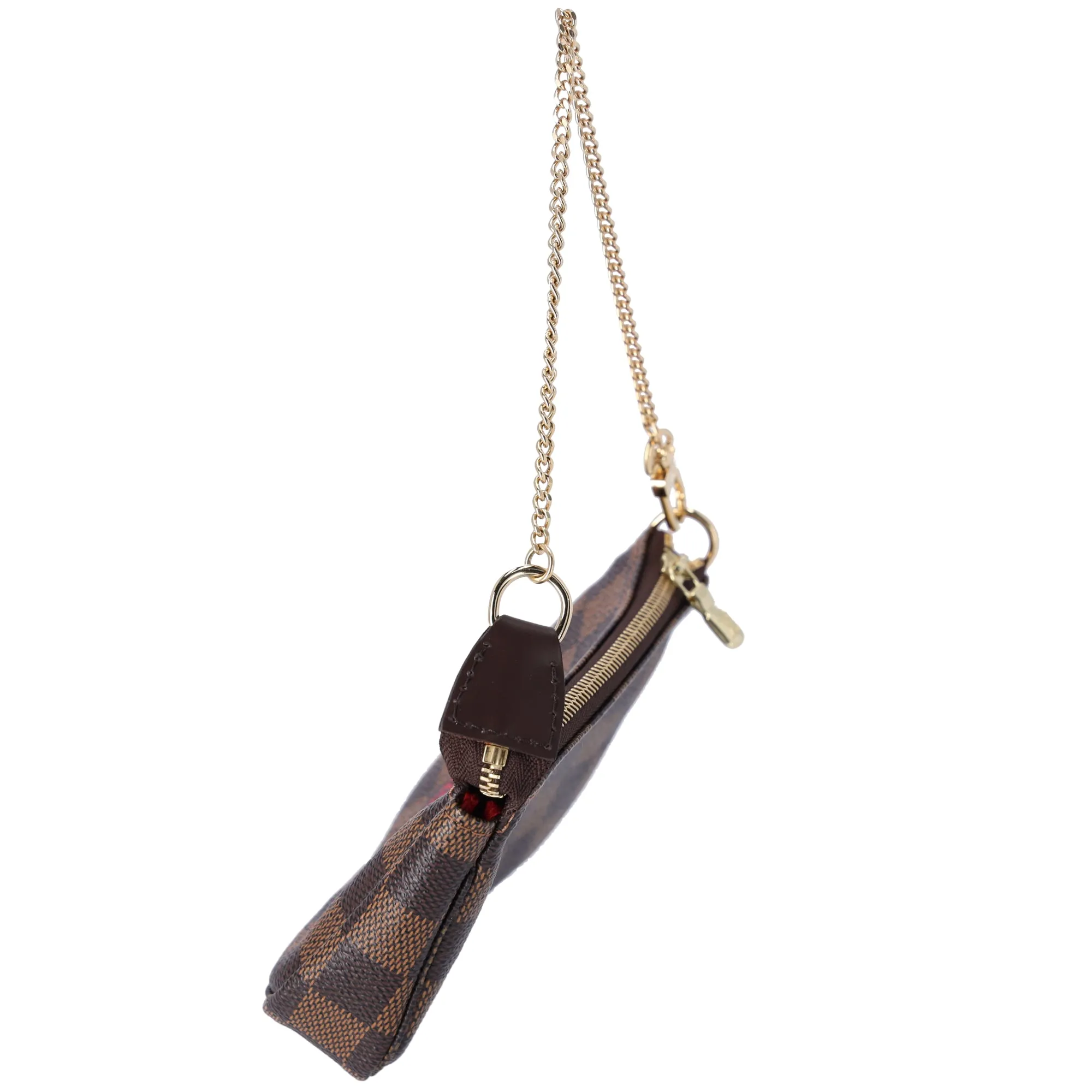 Louis Vuitton Mini Pochette Accessoires Damier Ebene Trunks Handbag N58011 sold by Gaby's Bags product image thumbnail 4