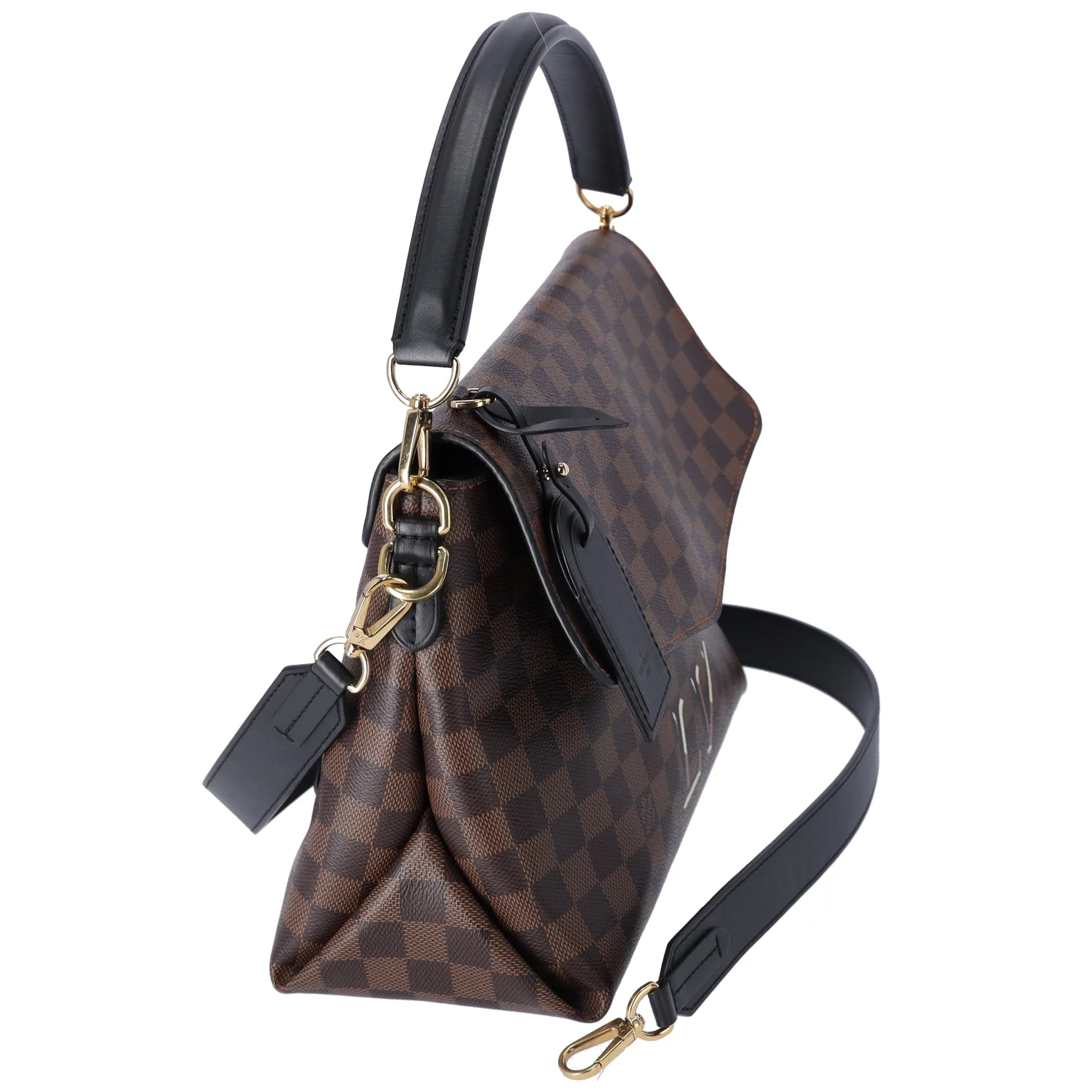 Louis Vuitton Beaubourg Damier Ebene Handbag N40177 Black sold by Gaby's Bags product image thumbnail 2