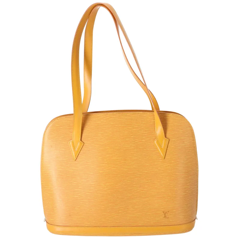 Louis Vuitton Lussac Epi Shoulder Bag M52289 Jaune Leather sold by Gaby's Bags