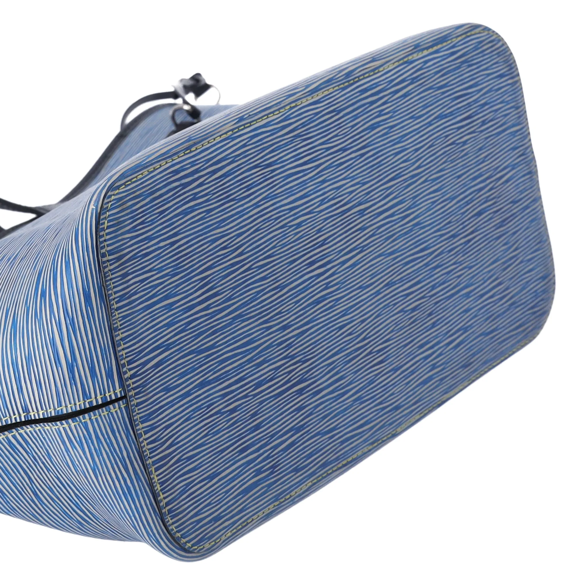 Louis Vuitton Neverfull MM Epi Denim Tote Bag M51053 Blue + Pouch sold by Gaby's Bags product image thumbnail 5