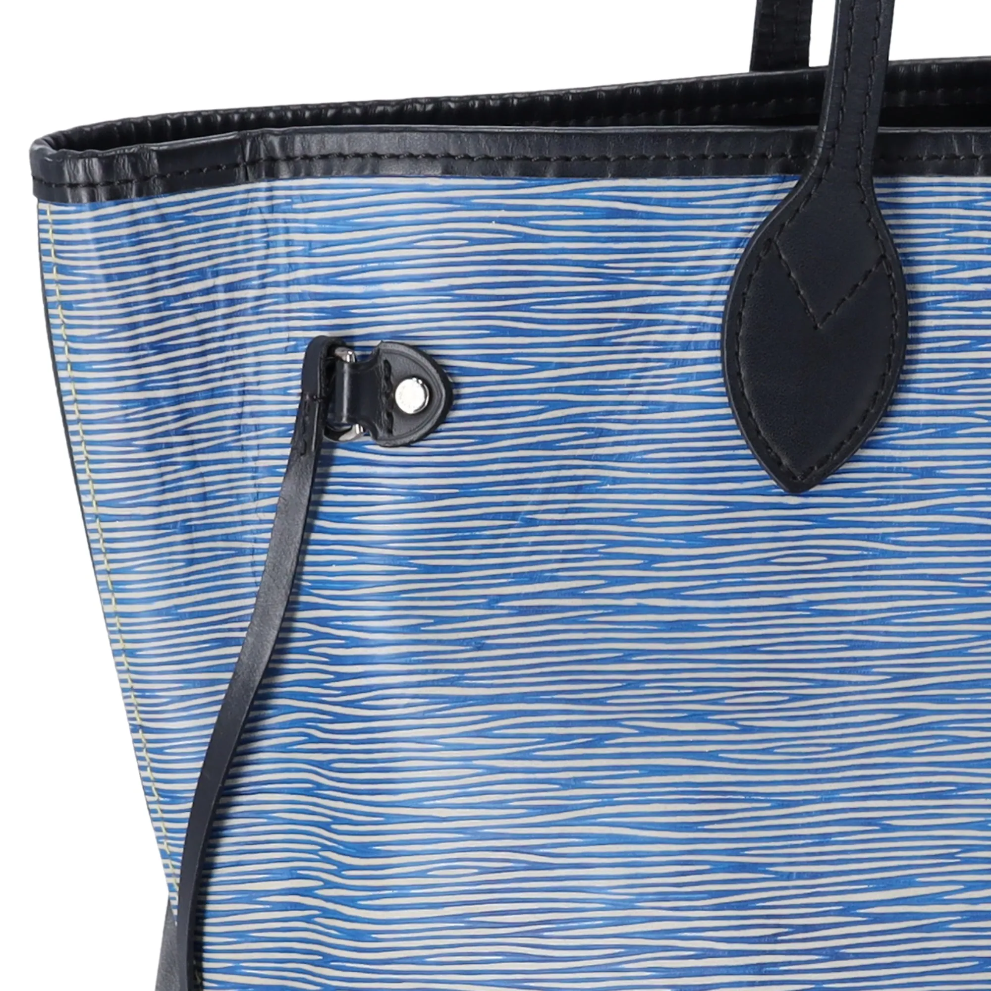 Louis Vuitton Neverfull MM Epi Denim Tote Bag M51053 Blue + Pouch sold by Gaby's Bags product image thumbnail 2