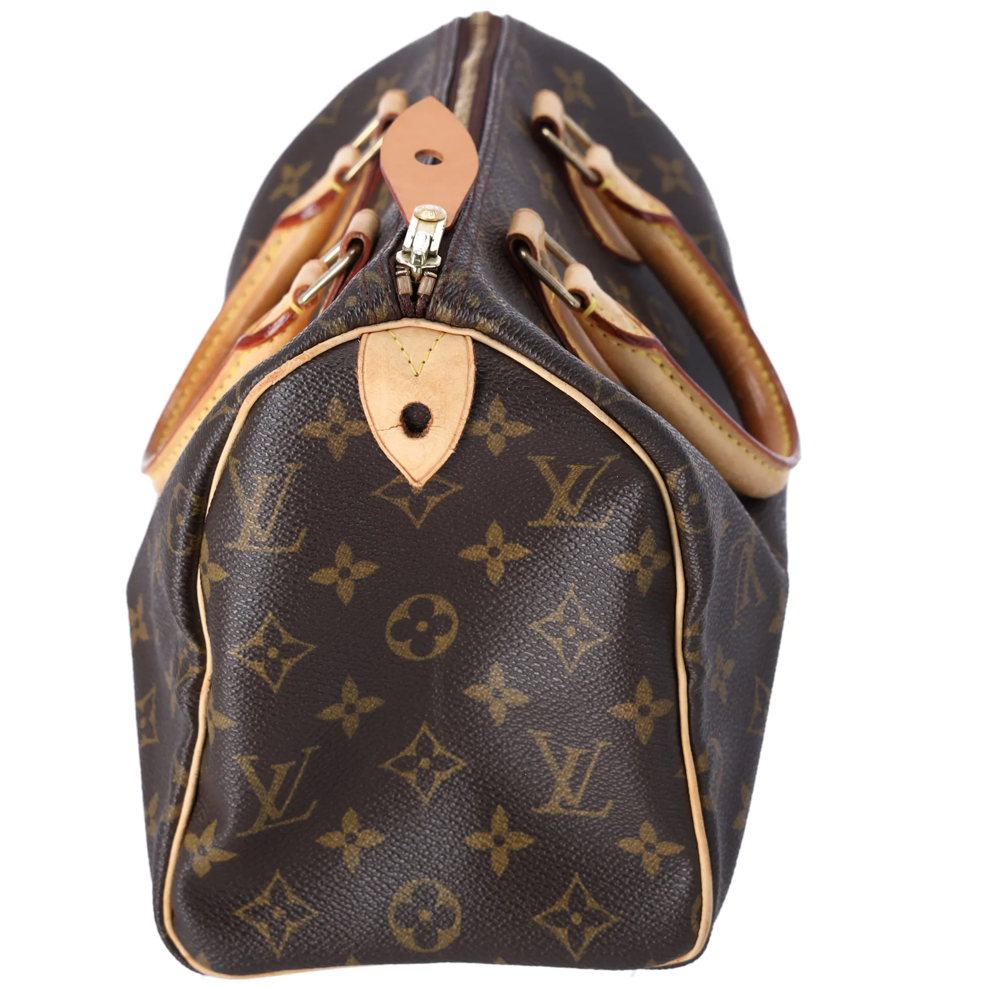 Louis Vuitton Speedy 25 Monogram Handbag M41528 Canvas sold by Gaby's Bags product image thumbnail 3