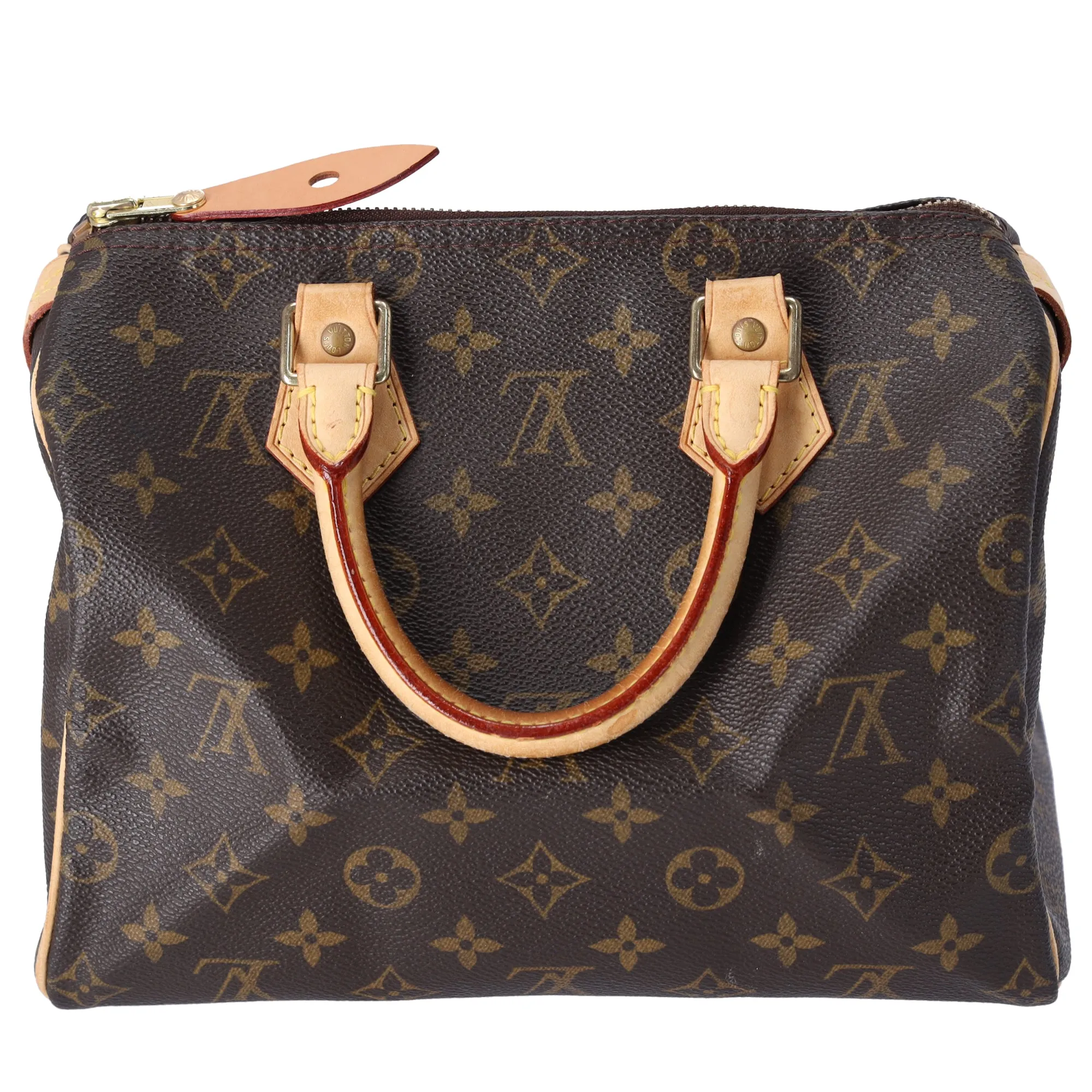 Louis Vuitton Speedy 25 Monogram Handbag M41528 Canvas sold by Gaby's Bags product image thumbnail 4