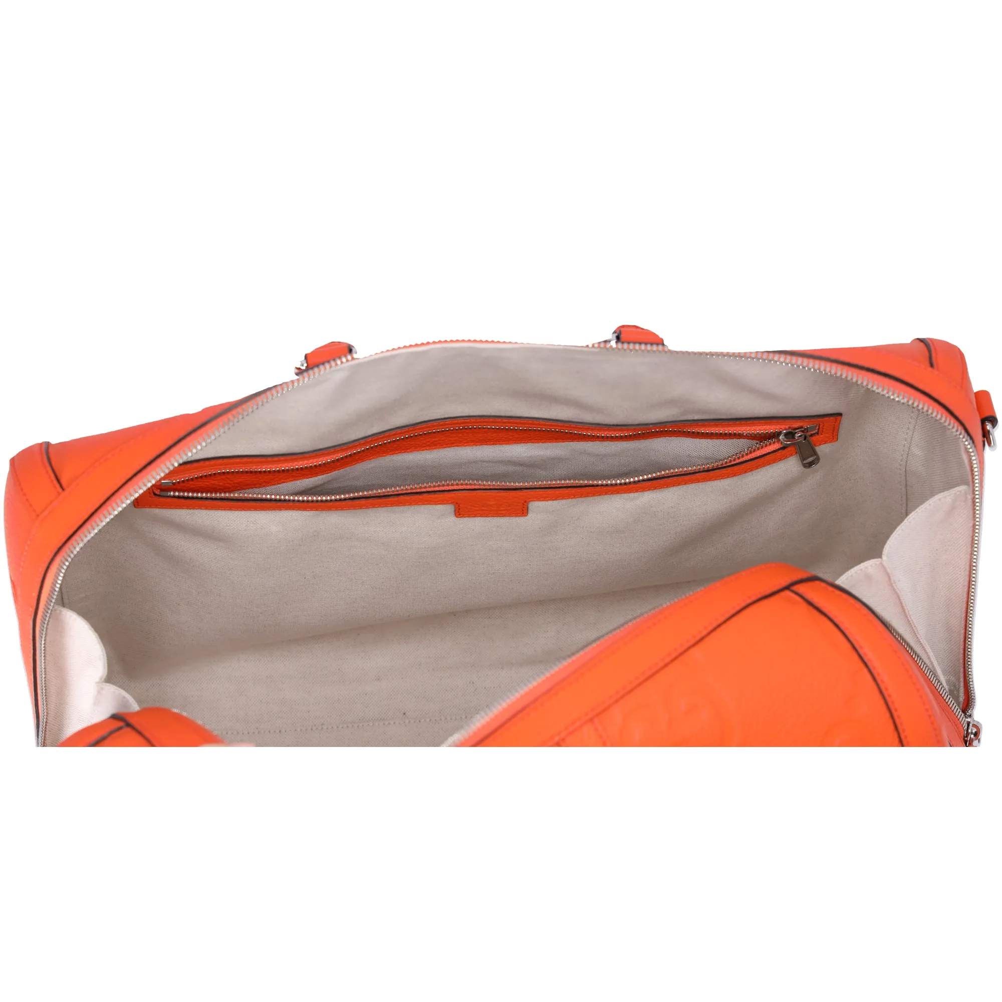 Gucci Orange Jumbo GG Embossed Leather Small Duffle Bag sold by Gaby's Bags product image thumbnail 5