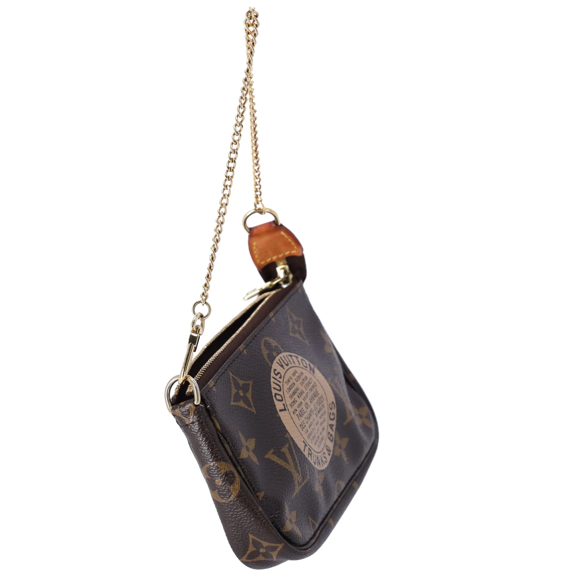 Louis Vuitton Mini Pochette Accessoires Monogram Trunks Handbag M60153 sold by Gaby's Bags product image thumbnail 4