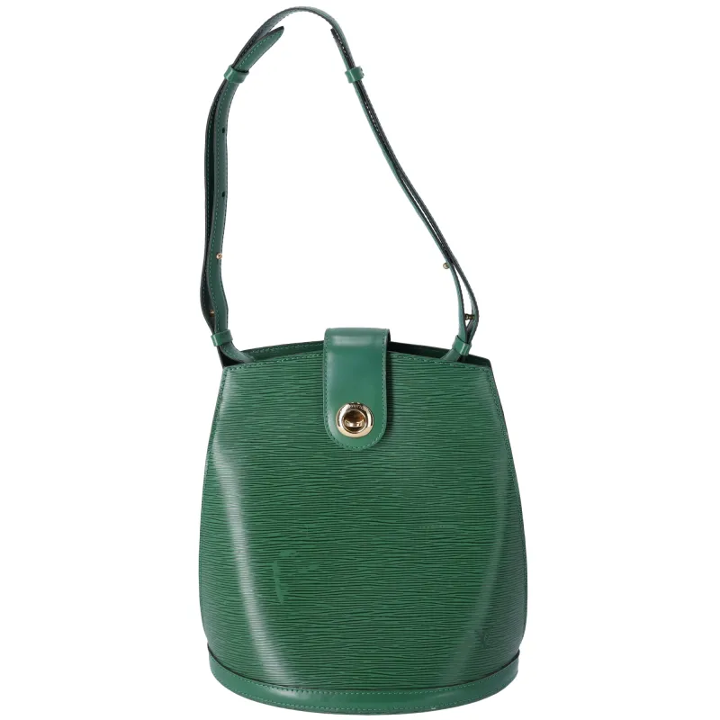 Louis Vuitton Cluny Epi Shoulder Bag M52254 Borneo Green Leather sold by Gaby's Bags