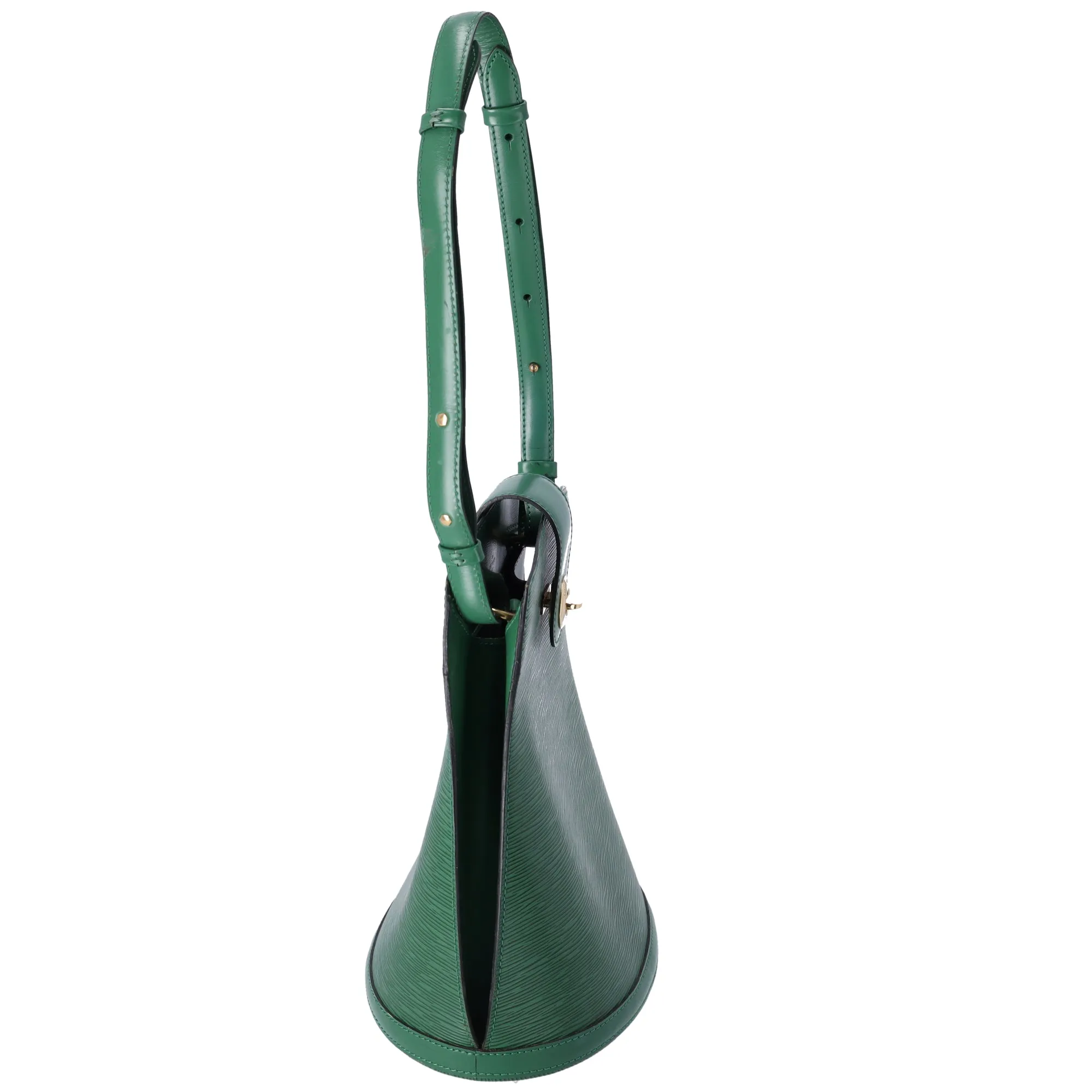 Louis Vuitton Cluny Epi Shoulder Bag M52254 Borneo Green Leather sold by Gaby's Bags product image thumbnail 5