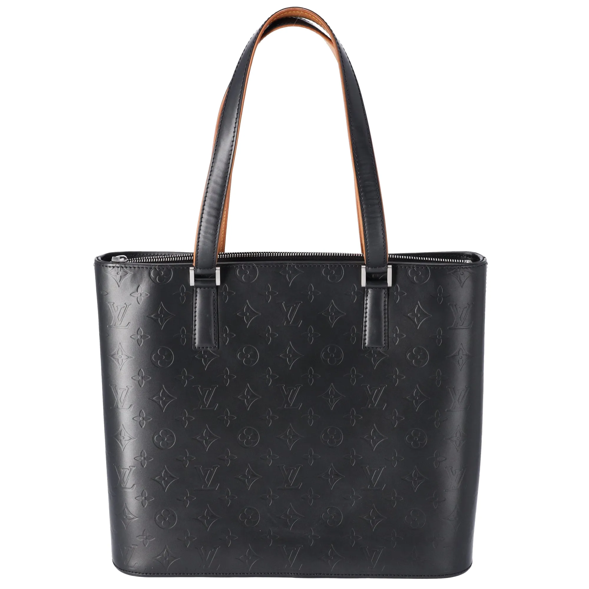 Louis Vuitton Wilwood Monogram Mat Tote Bag M55105Gray Calf sold by Gaby's Bags product image thumbnail 2