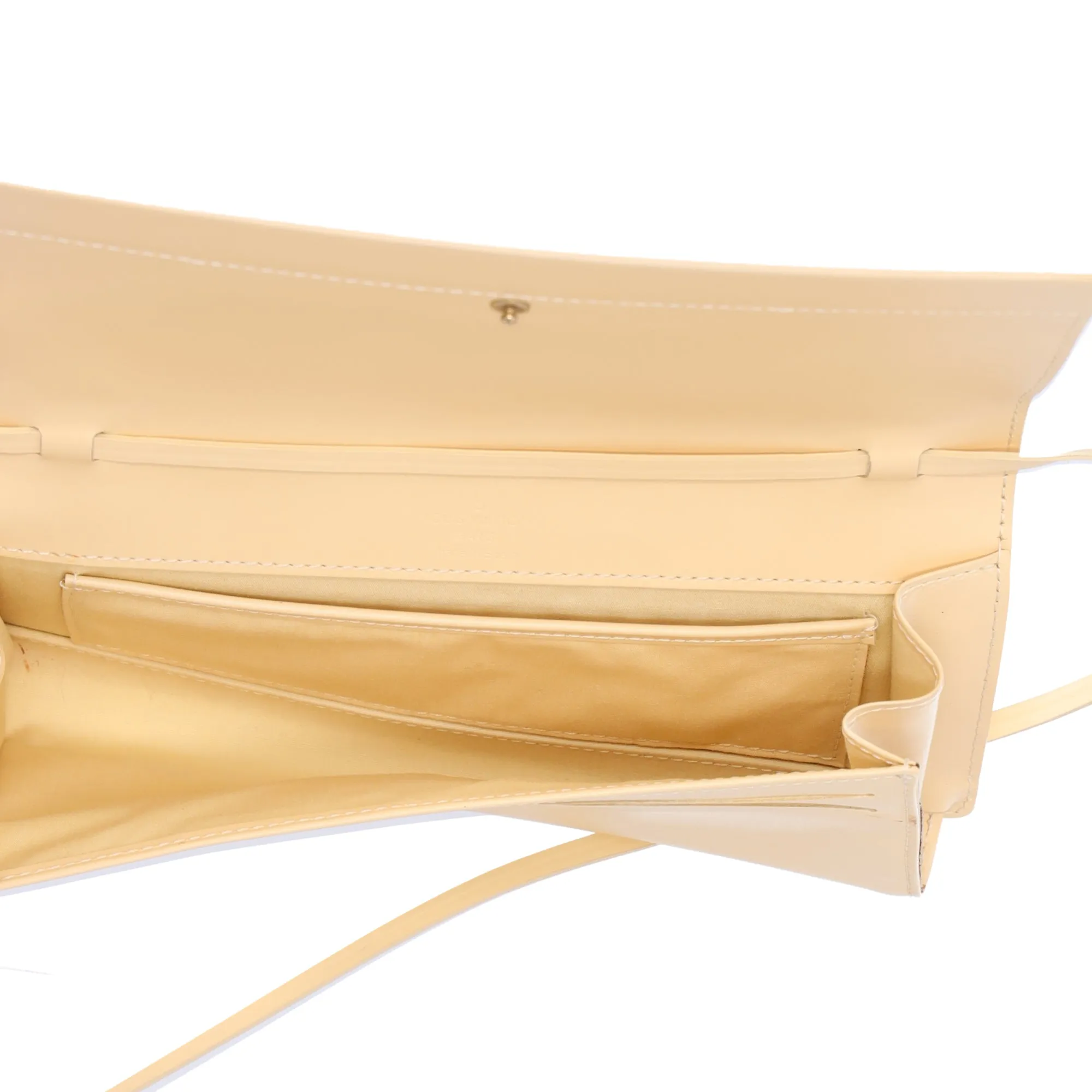 Louis Vuitton Honfleur Epi Clutch Bag M5273A Vanilla Leather sold by Gaby's Bags
