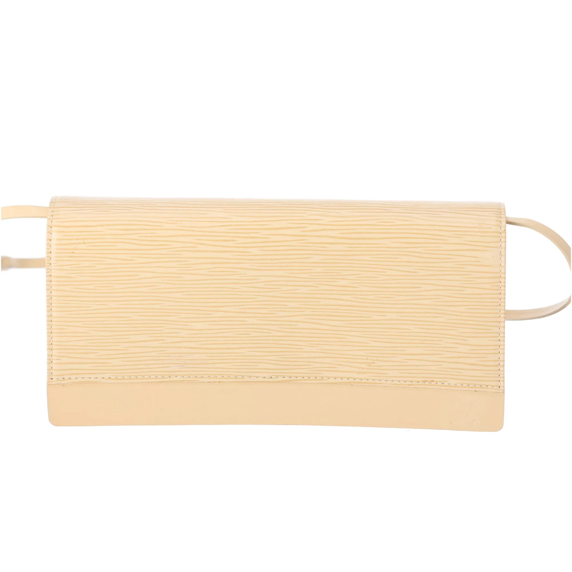 Louis Vuitton Honfleur Epi Clutch Bag M5273A Vanilla Leather sold by Gaby's Bags product image thumbnail 5