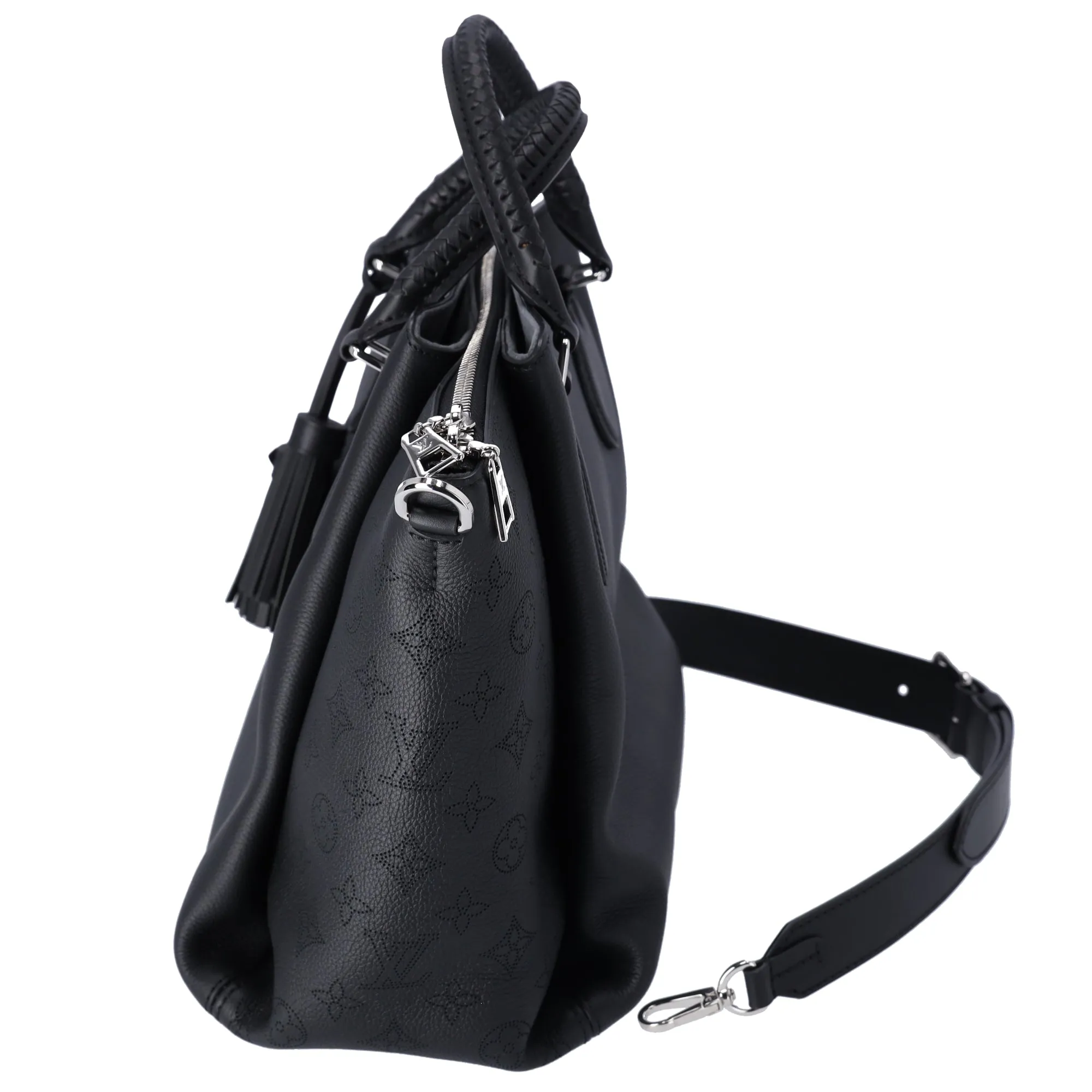 Louis Vuitton Haumea Mahina Handbag M55029 Black Leather sold by Gaby's Bags product image thumbnail 2