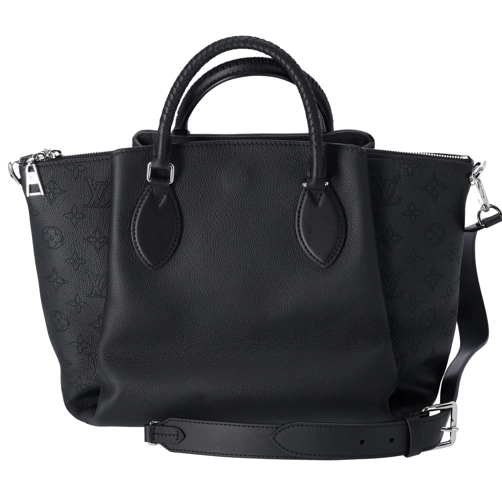 Louis Vuitton Haumea Mahina Handbag M55029 Black Leather sold by Gaby's Bags product image thumbnail 3