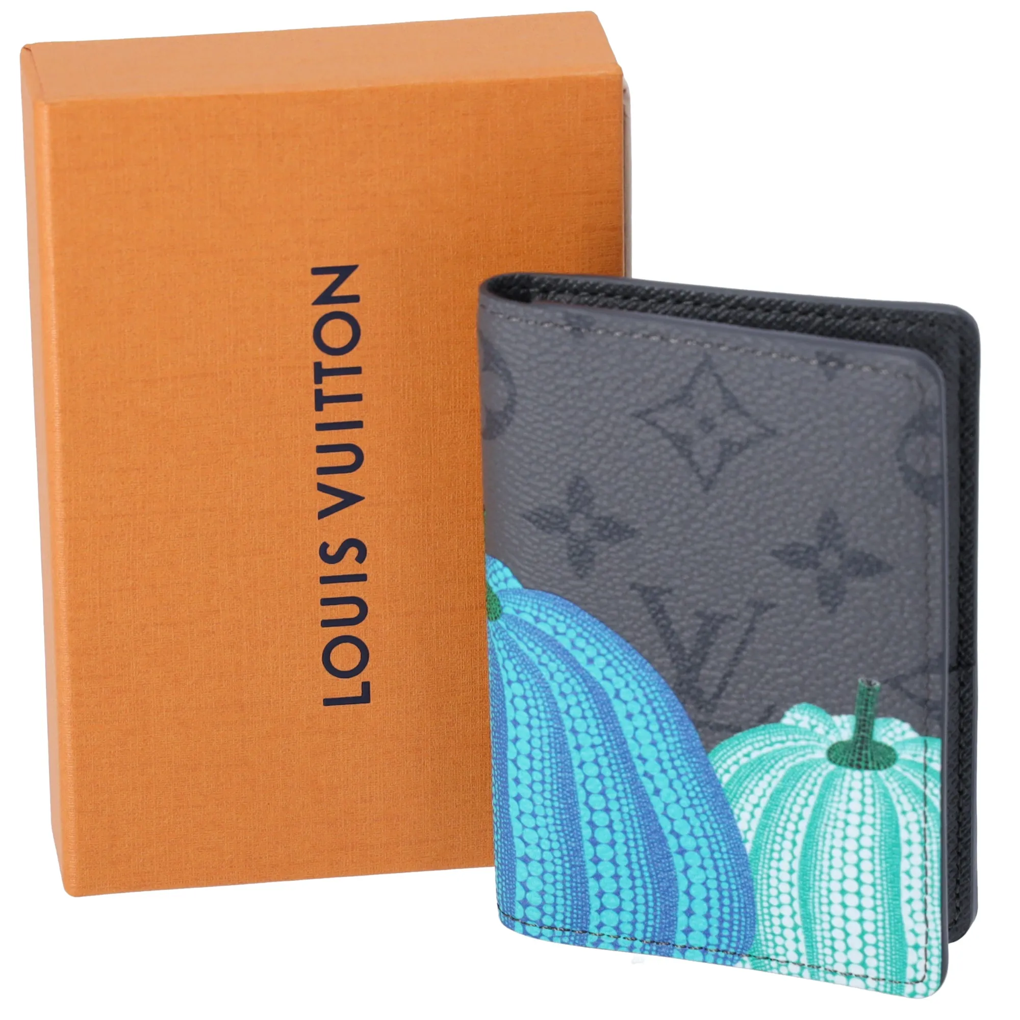 Louis Vuitton x Yayoi Kusama Card Case Monogram Eclipse Reverse M81969 sold by Gaby's Bags