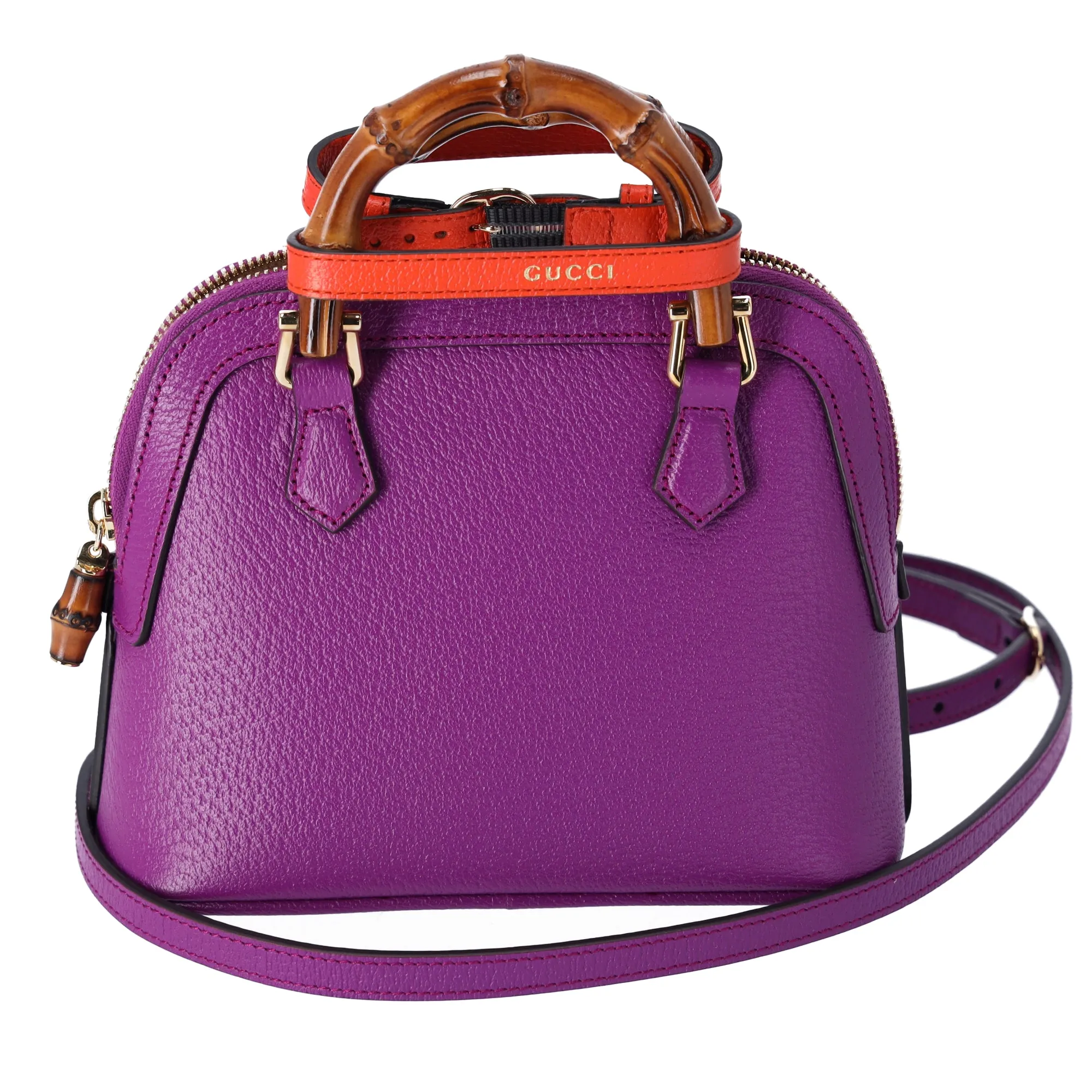 GUCCI Bamboo Diana Mini Tote Bag Handbag 715775 Purple sold by Gaby's Bags product image thumbnail 3
