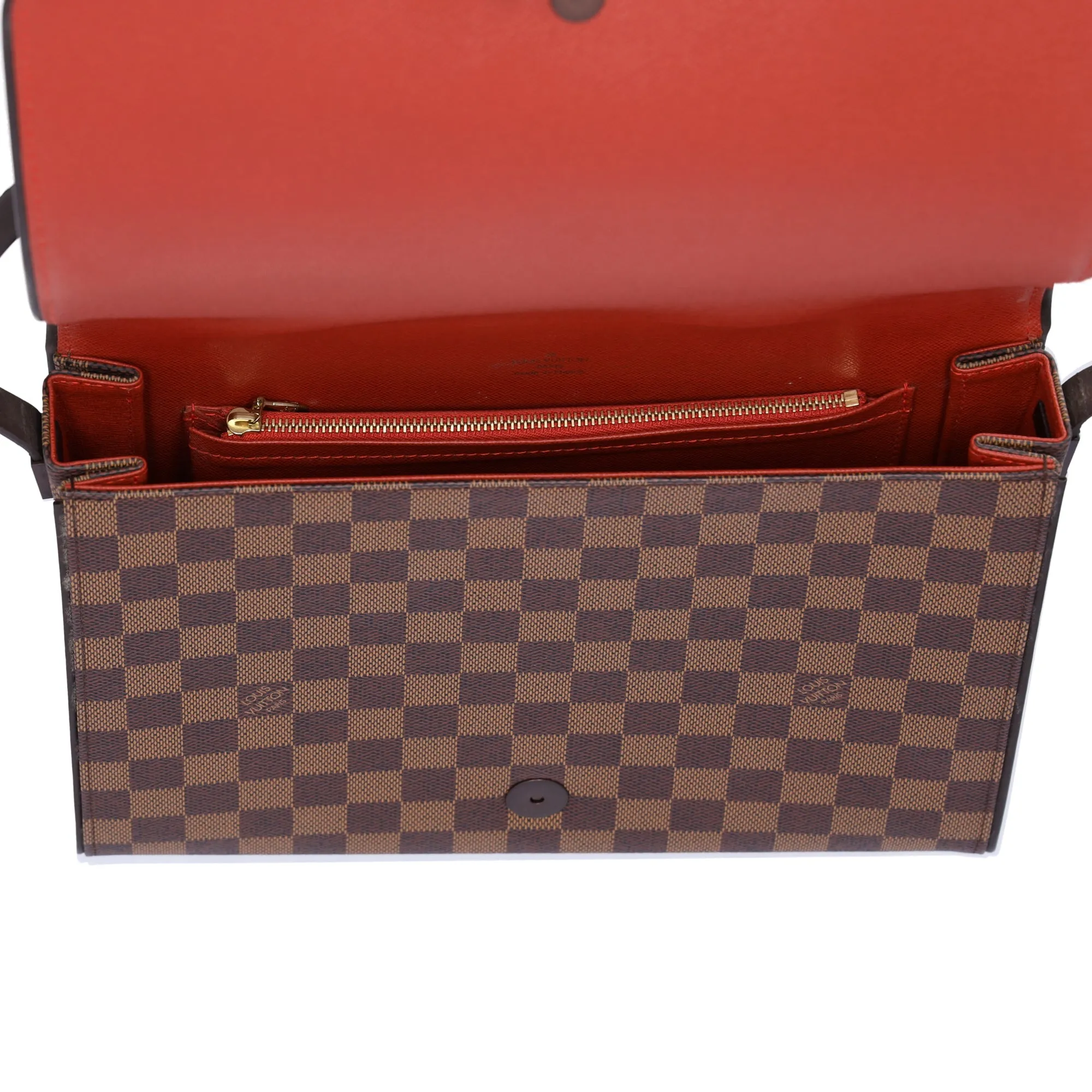 Louis Vuitton Tribeca Carre Damier Shoulder Bag N51161 Damier Ebene sold by Gaby's Bags product image thumbnail 4