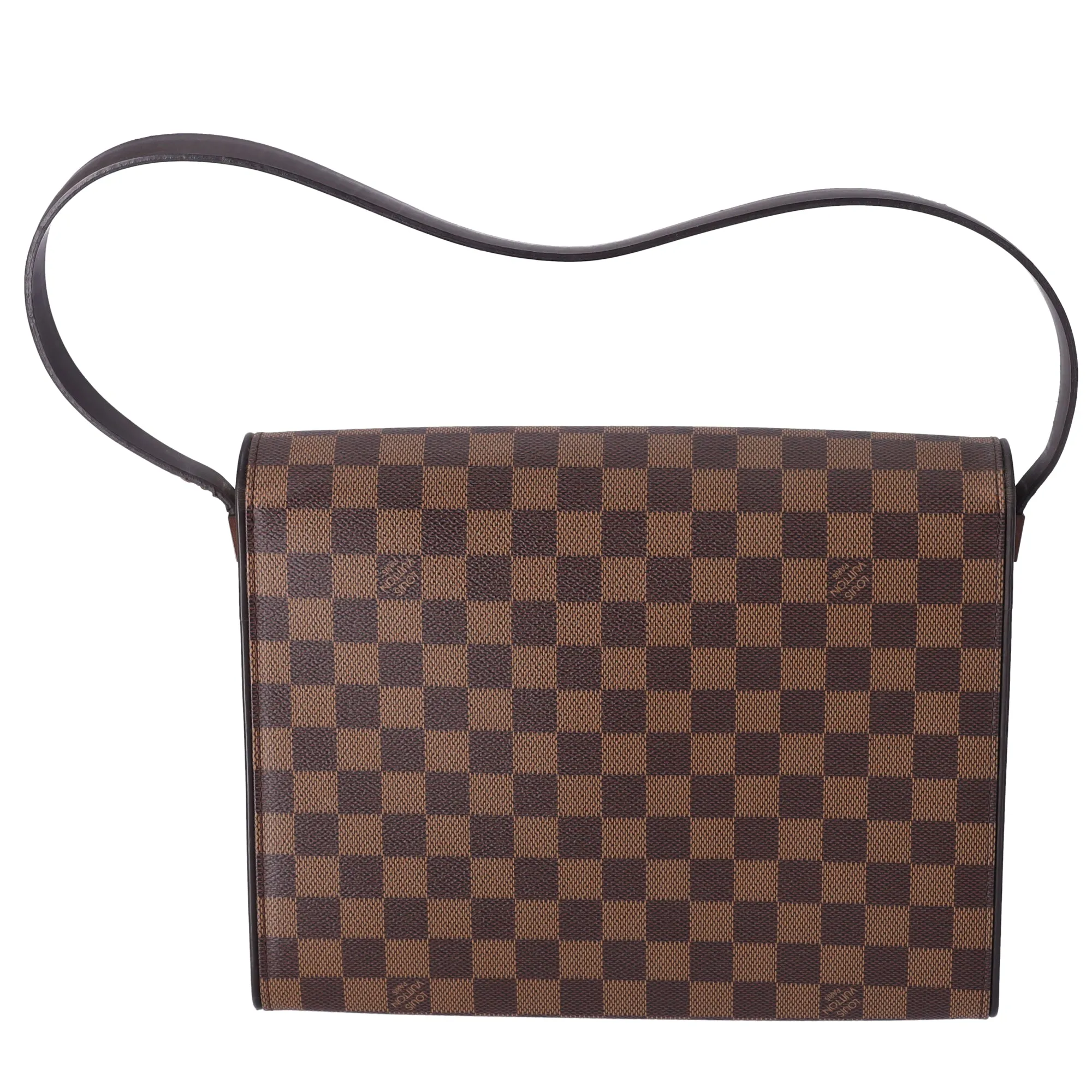 Louis Vuitton Tribeca Carre Damier Shoulder Bag N51161 Damier Ebene sold by Gaby's Bags product image thumbnail 3