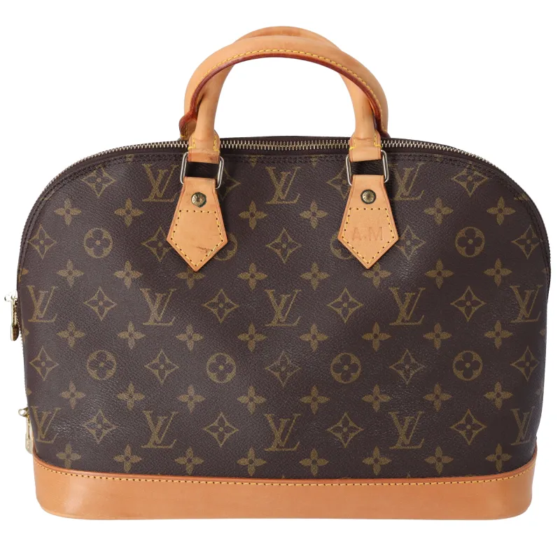 Louis Vuitton Alma Monogram Handbag M51130 Brown Canvas sold by Gaby's Bags