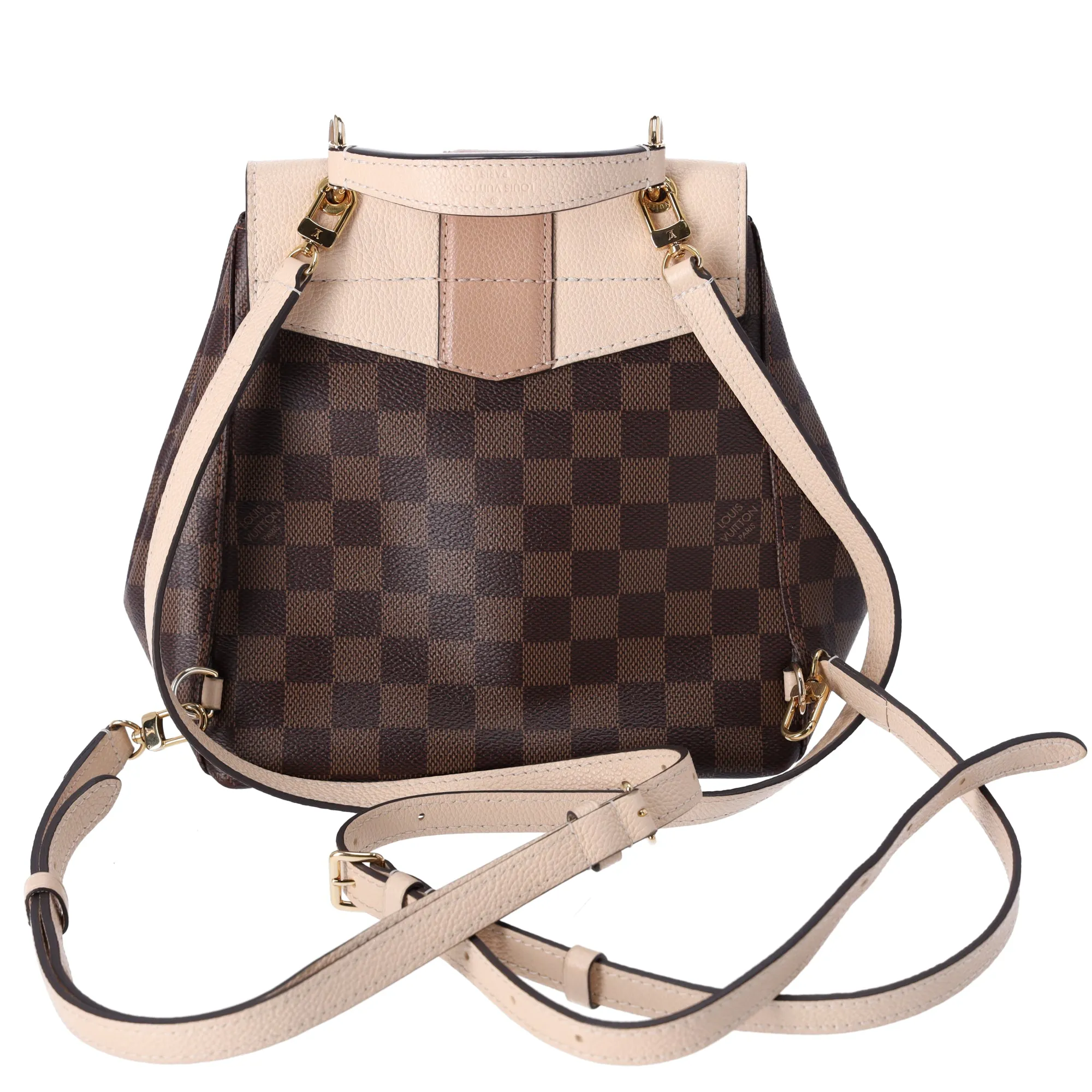 Louis Vuitton Clapton Backpack Backpack N42259 Creme Damier Ebene sold by Gaby's Bags product image thumbnail 3