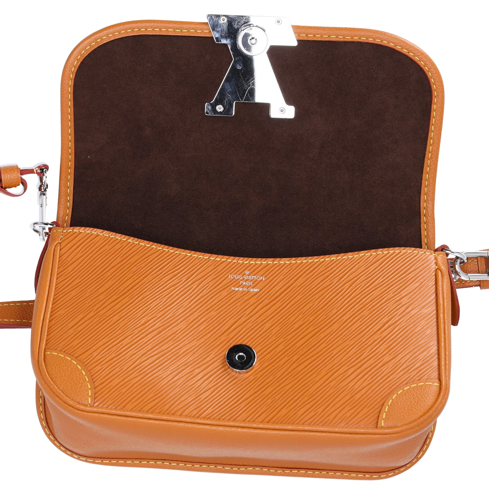 Louis Vuitton Business NM Shoulder Bag M59459 Gold Miel Epi leather sold by Gaby's Bags product image thumbnail 4