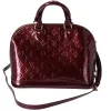 Louis Vuitton Alma PM Monogram Vernis Handbag M91691 Rouge Fauviste sold by Gaby's Bags