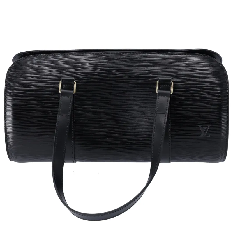 Louis Vuitton Soufflot Epi Handbag M52222 Black Leather sold by Gaby's Bags