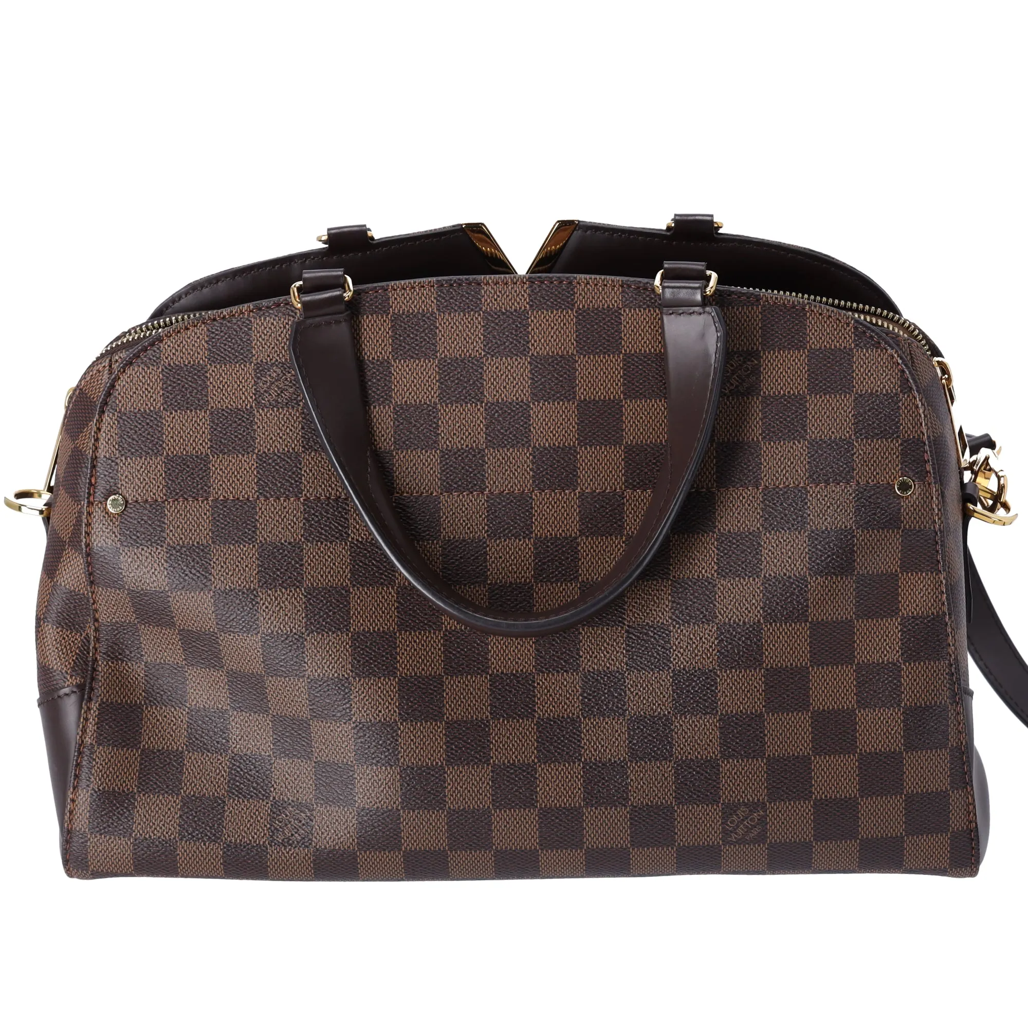 Louis Vuitton Kensington Bowling Handbag N41505 Ebene Damier sold by Gaby's Bags product image thumbnail 2