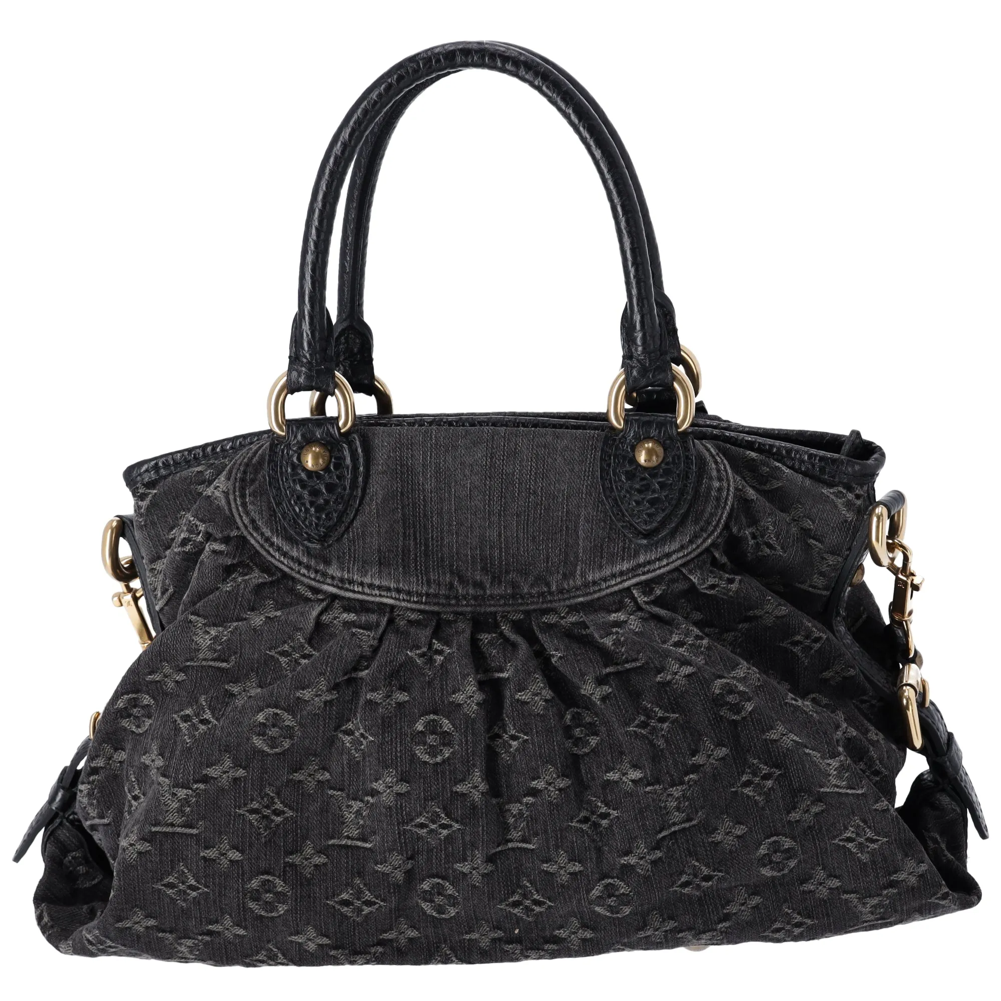 Louis Vuitton Neo Cabby MM Monogram Denim Handbag M95351 Noir Black sold by Gaby's Bags product image thumbnail 3
