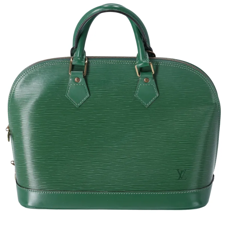 Louis Vuitton Alma Epi Handbag M52144 Borneo Green Leather sold by Gaby's Bags
