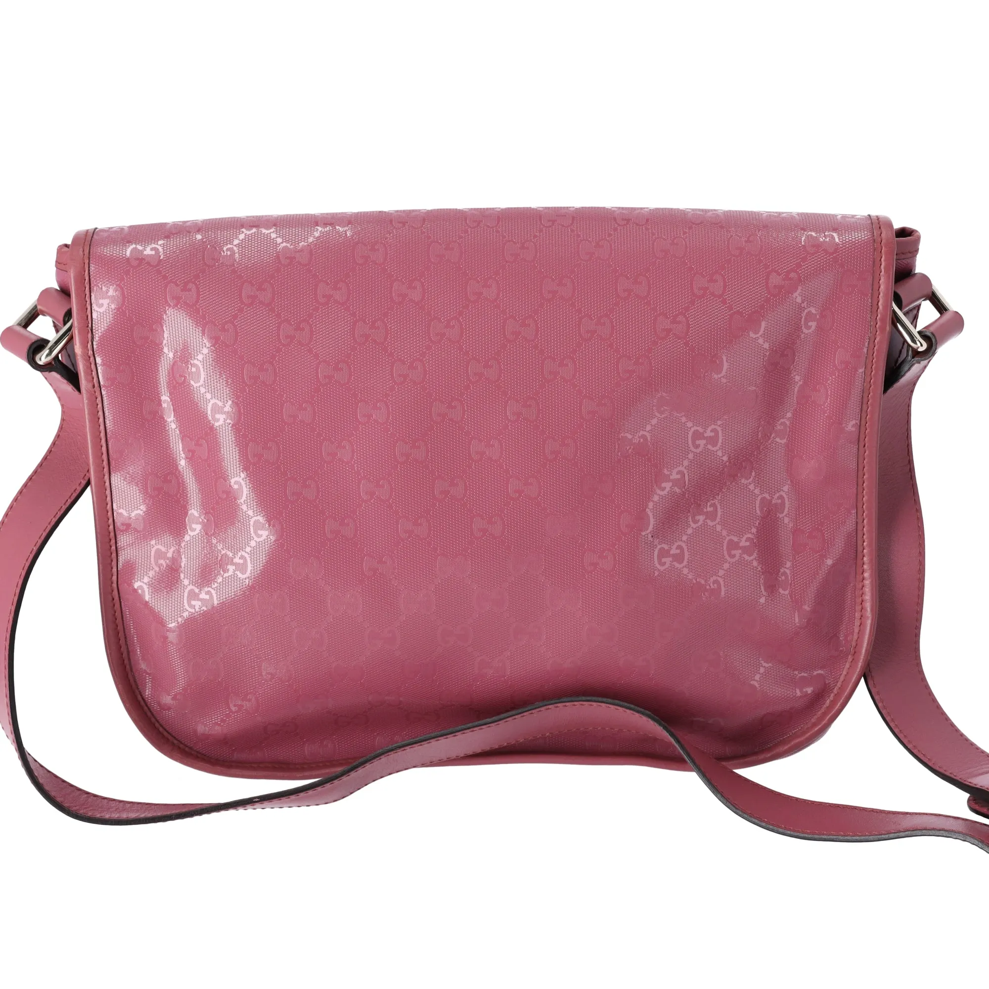 GUCCI Imprime Shoulder Bag 201732 Pink PVC Leather sold by Gaby's Bags product image thumbnail 3