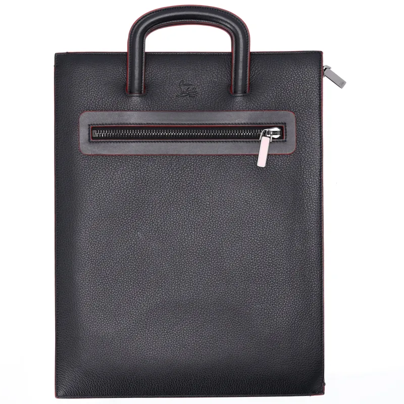 Christian Louboutin Trictrac Handbag 1165084 Black Leather sold by Gaby's Bags