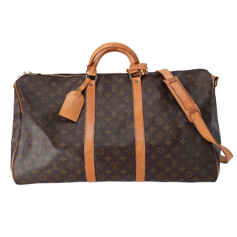 Louis Vuitton Keepall Bandouliere 55 Monogram Boston Bag M41414 sold by Gaby's Bags