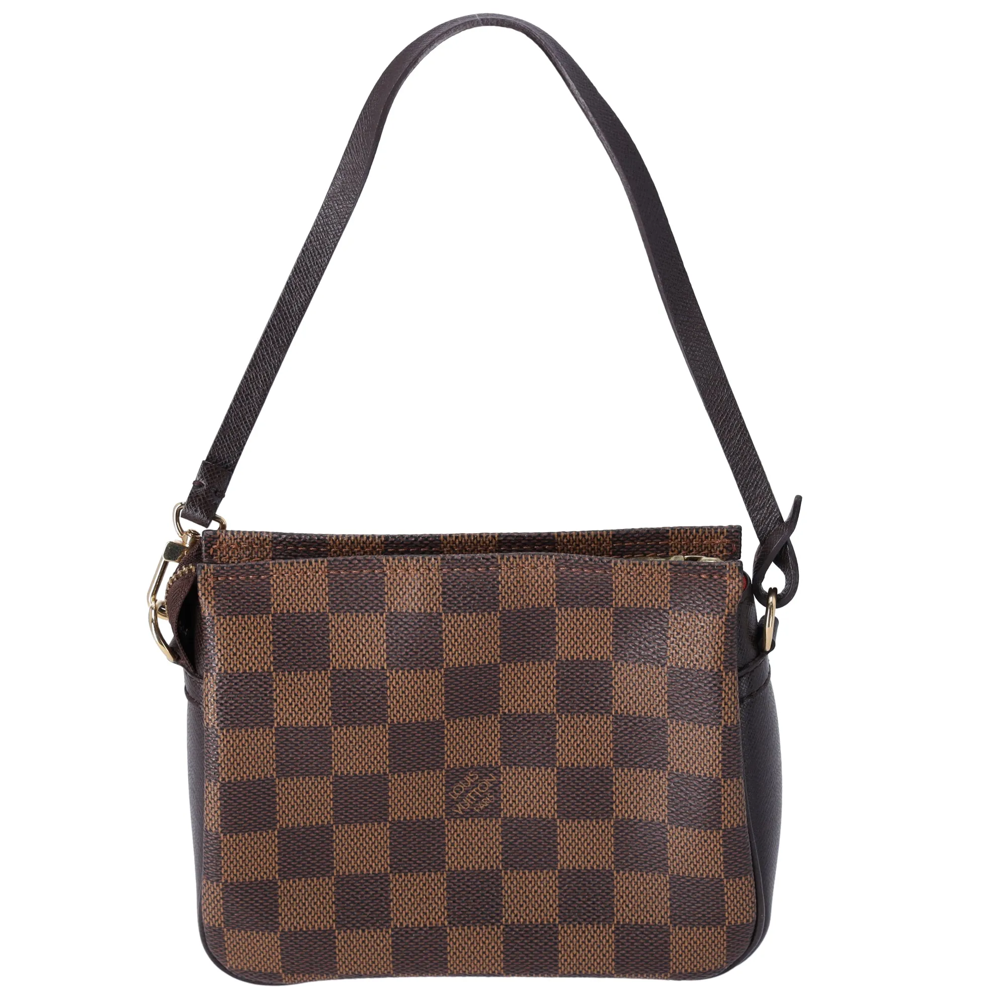 Louis Vuitton Trousse Makeup Pouch Handbag N51982 Ebene Damier Canvas sold by Gaby's Bags